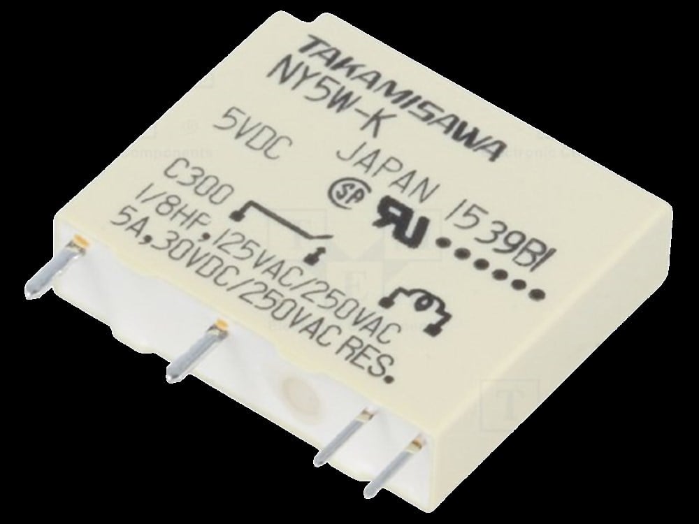 NY5W-K 5Volt Yassı Röle