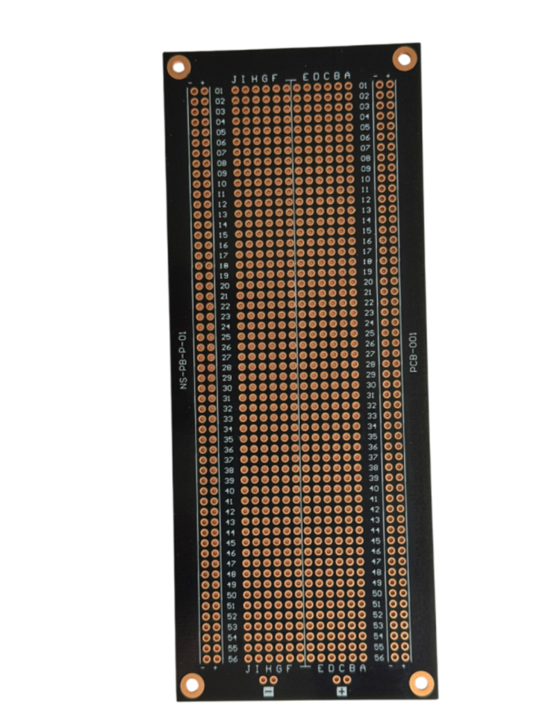 PCB-001 164x64MM 900 Noktalı Siyah PCB Proto BoardPCB-001 164x64 mm 900 Noktalı Proto Board | Robo Dünya