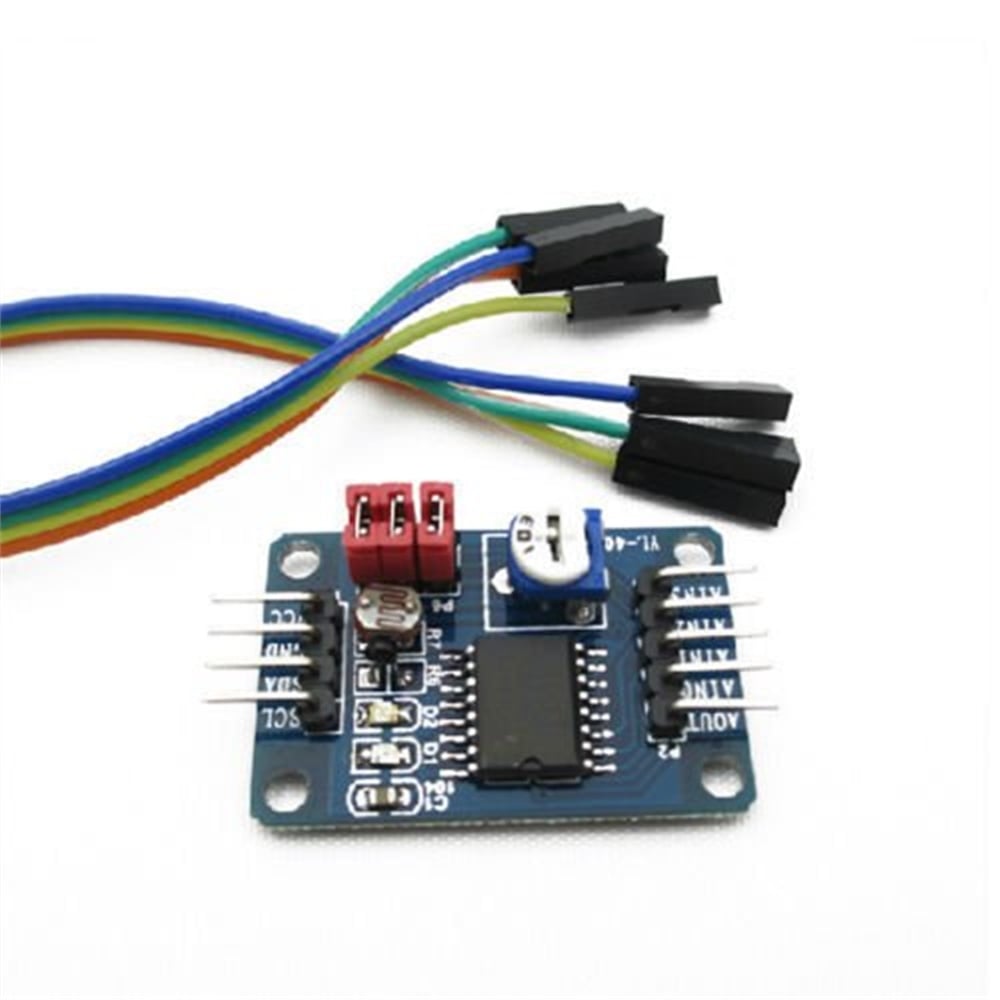 PCF8591 AD/DA Dönüştürücü Modülü (4 Pin Dişi - Dişi Kablo ile)