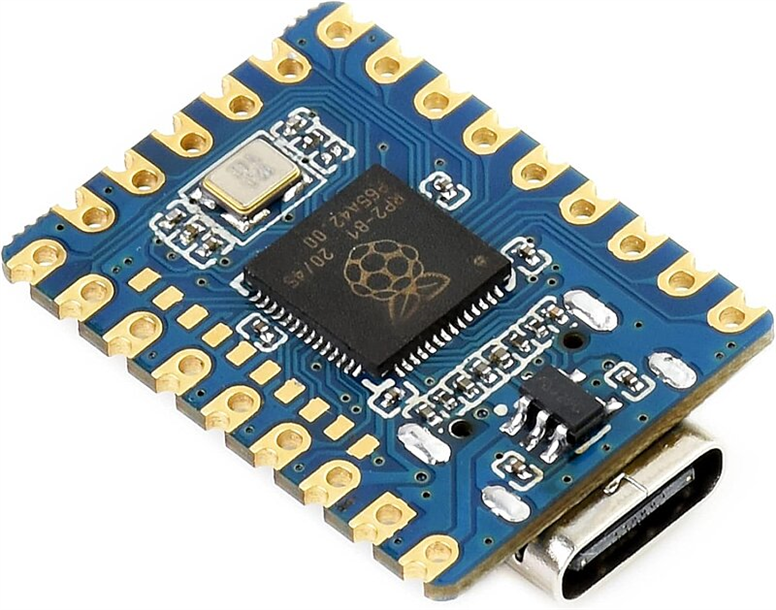 RP2040-Zero, Raspberry Pi RP2040 Tabanlı Mini Geliştirme KartıWaveshare RP2040-Zero Mini Geliştirme Kartı | Robo Dünya