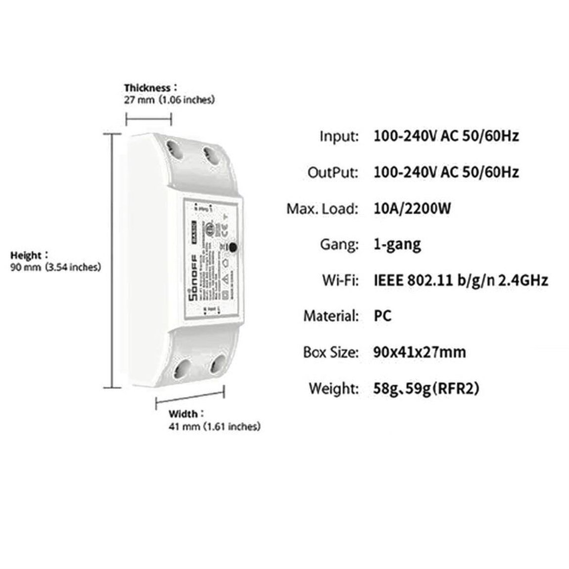 Sonoff Basic R2 - Wifi Akıllı Ev Rölesi Yeni VersiyonSonoff Basic R2 - Wifi Akıllı Ev Rölesi Yeni Versiyon | Robo Dünya