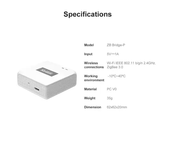 Sonoff Zigbee Bridge ProSonoff Zigbee Bridge Pro