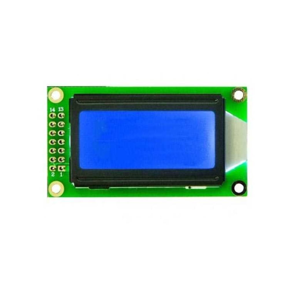 TC802C-10 2X8 Mavi LCD Ekran