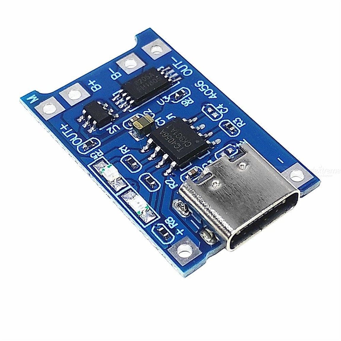 TP4056 3,7V Şarj Devresi - Korumalı Mod Type CTP4056 3,7V Şarj Devresi - Korumalı Mod Type C