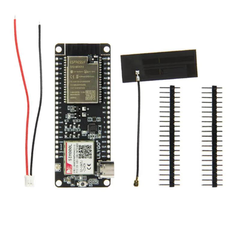 TTGO T-Call V1.4 ESP32 SIM800L GSM Modülü Geliştirme Kartı + SIM Anten (Lehimsiz)TTGO T-Call V1.4 ESP32 SIM800L GSM Modülü Geliştirme Kartı + SIM Anten (Lehimsiz)