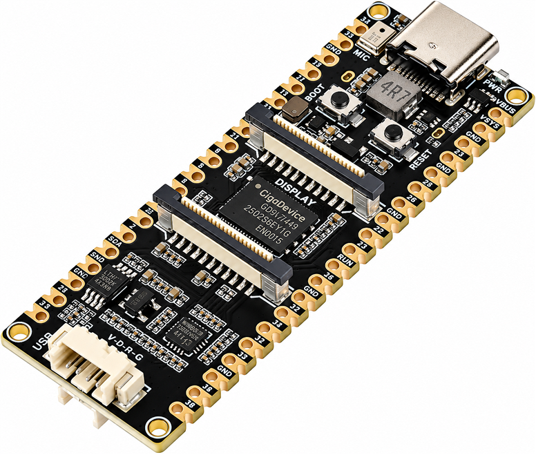 Waveshare ESP32-P4-Pico RISC-V Geliştirme Kartı – 32MB PSRAM, 32MB Flash, MIPI-DSI/CSI, USB Type-C – SKU 32101Waveshare ESP32-P4-Pico 32MB Geliştirme Kartı | Robo Dünya
