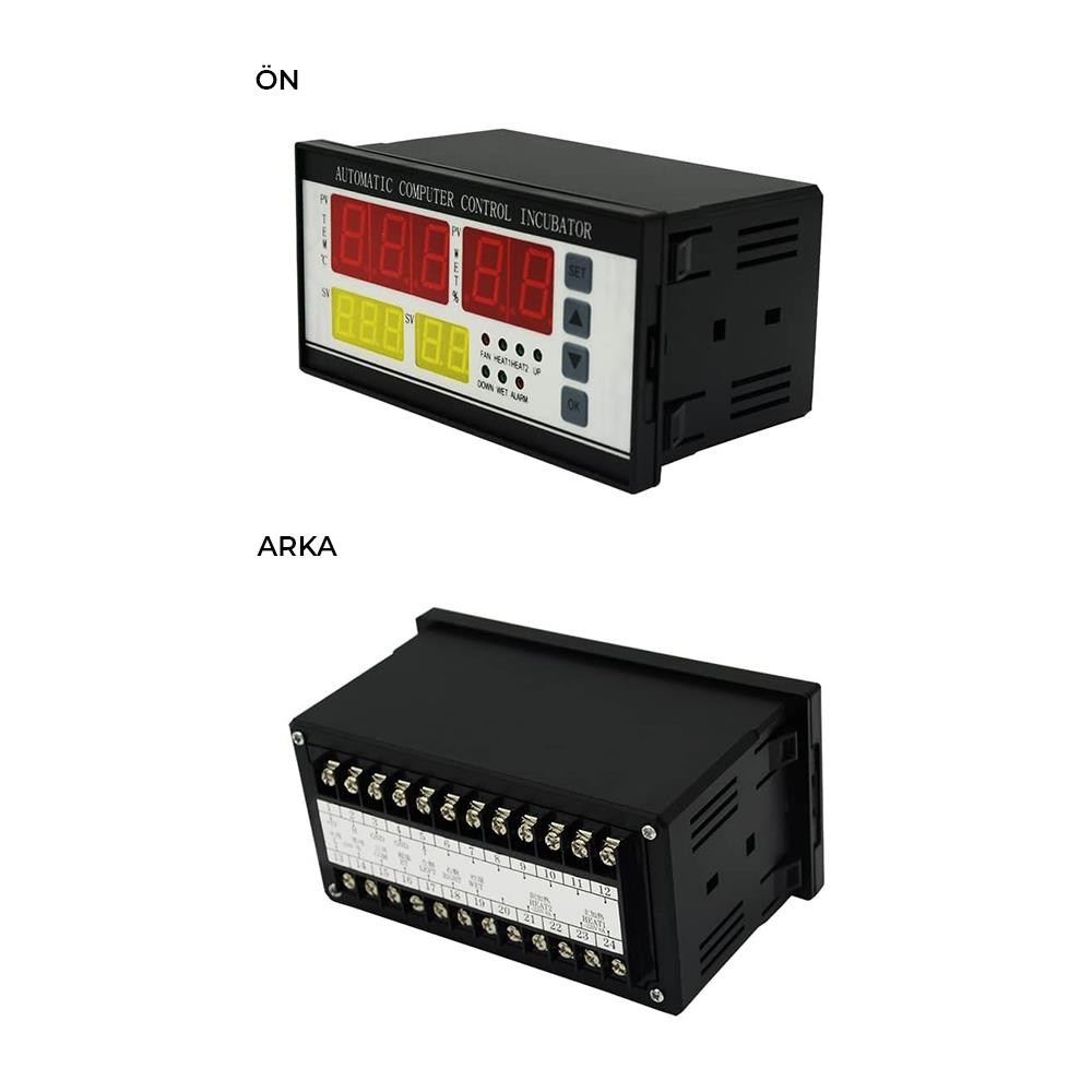 XM-18 AC 220V Dijital Nem ve Sıcaklık Kontrol Cihazı Otomatik Kuluçka İnkübatör TermostatXM-18 220V Nem ve Sıcaklık Kontrol Cihazı | Kuluçka Termostatı