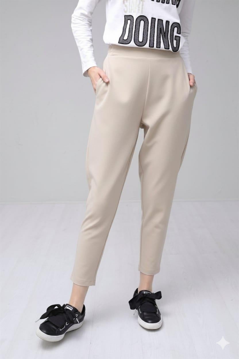 HAVUÇ KESİM KREP PANTOLON