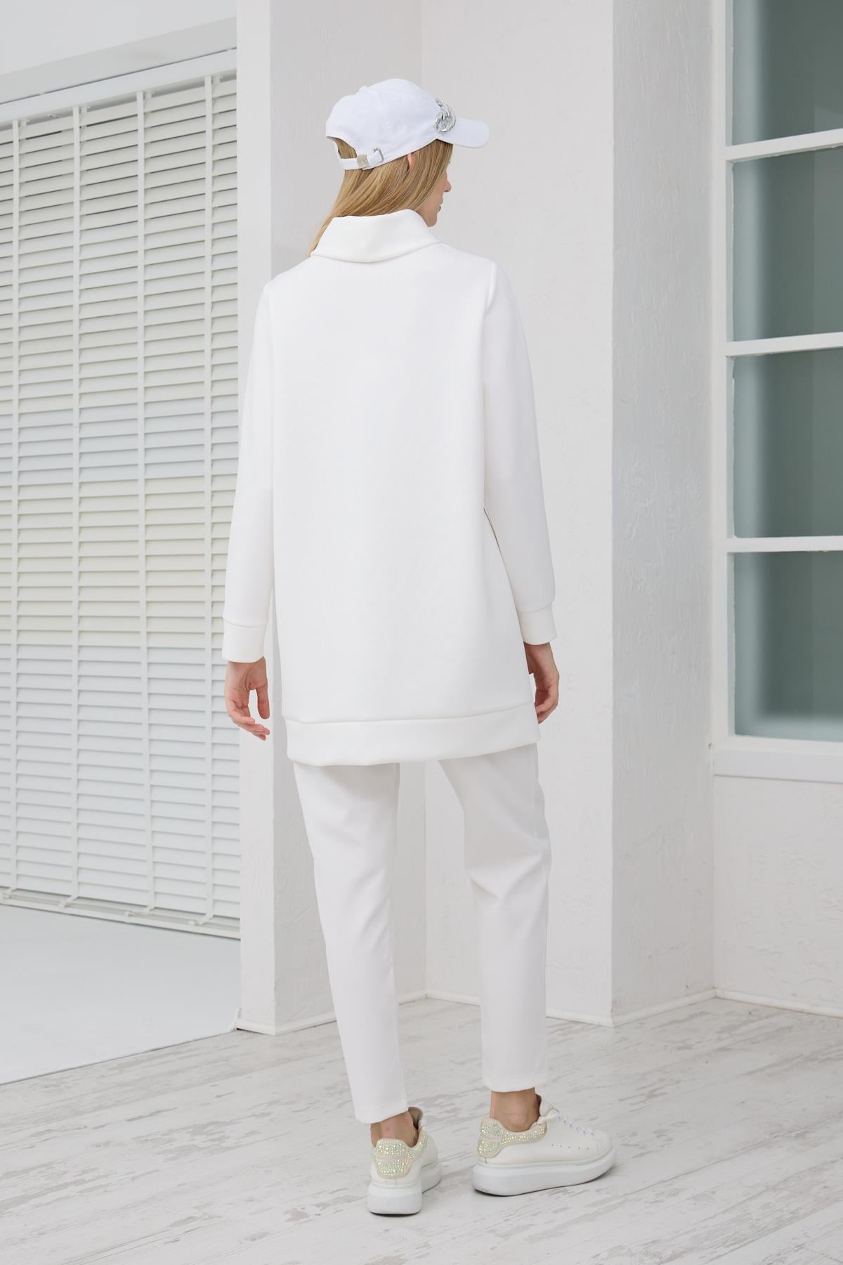 KÜRK CEPLİ SWEATSHIRT