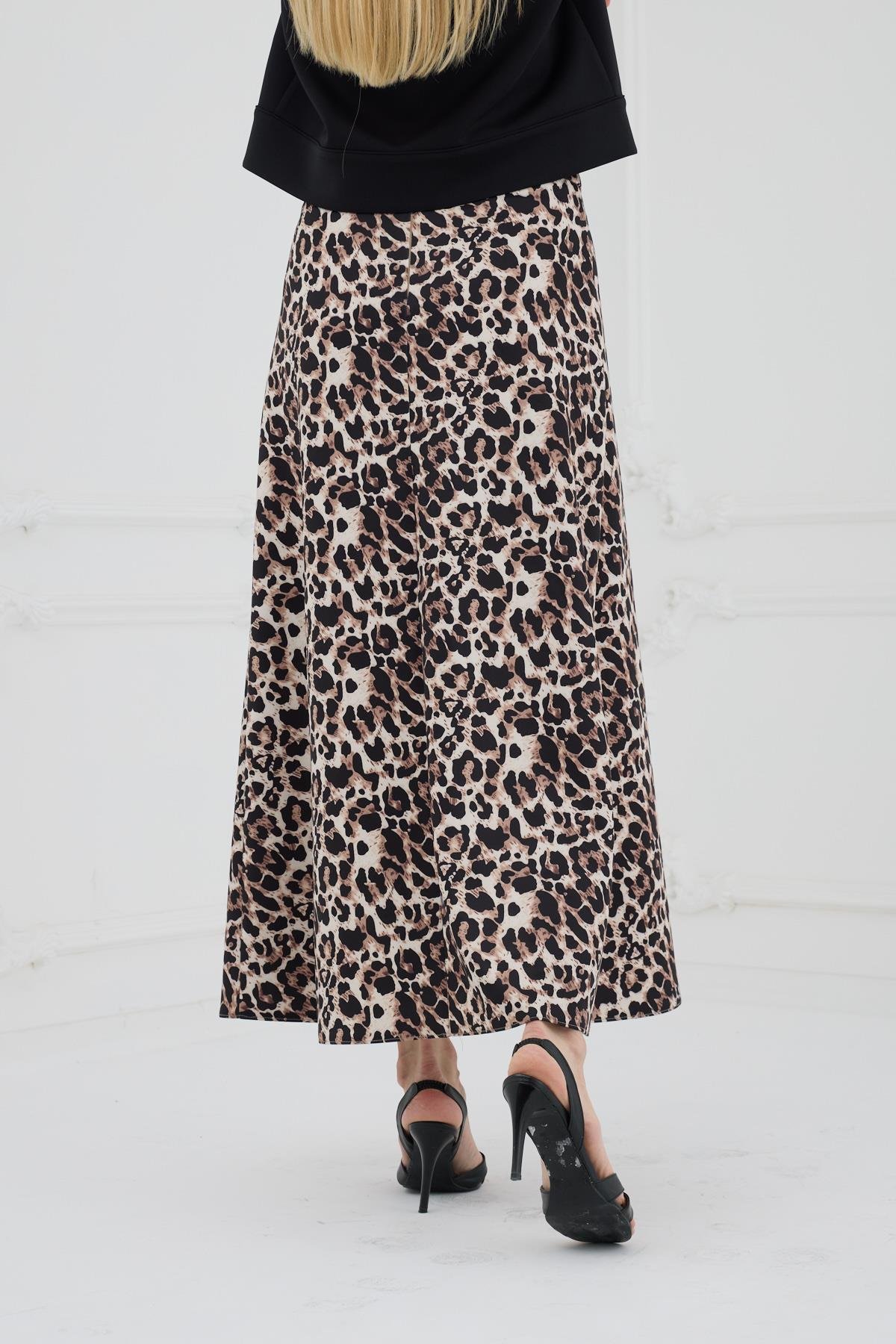 LEOPAR DESENLİ SCUBA ETEK