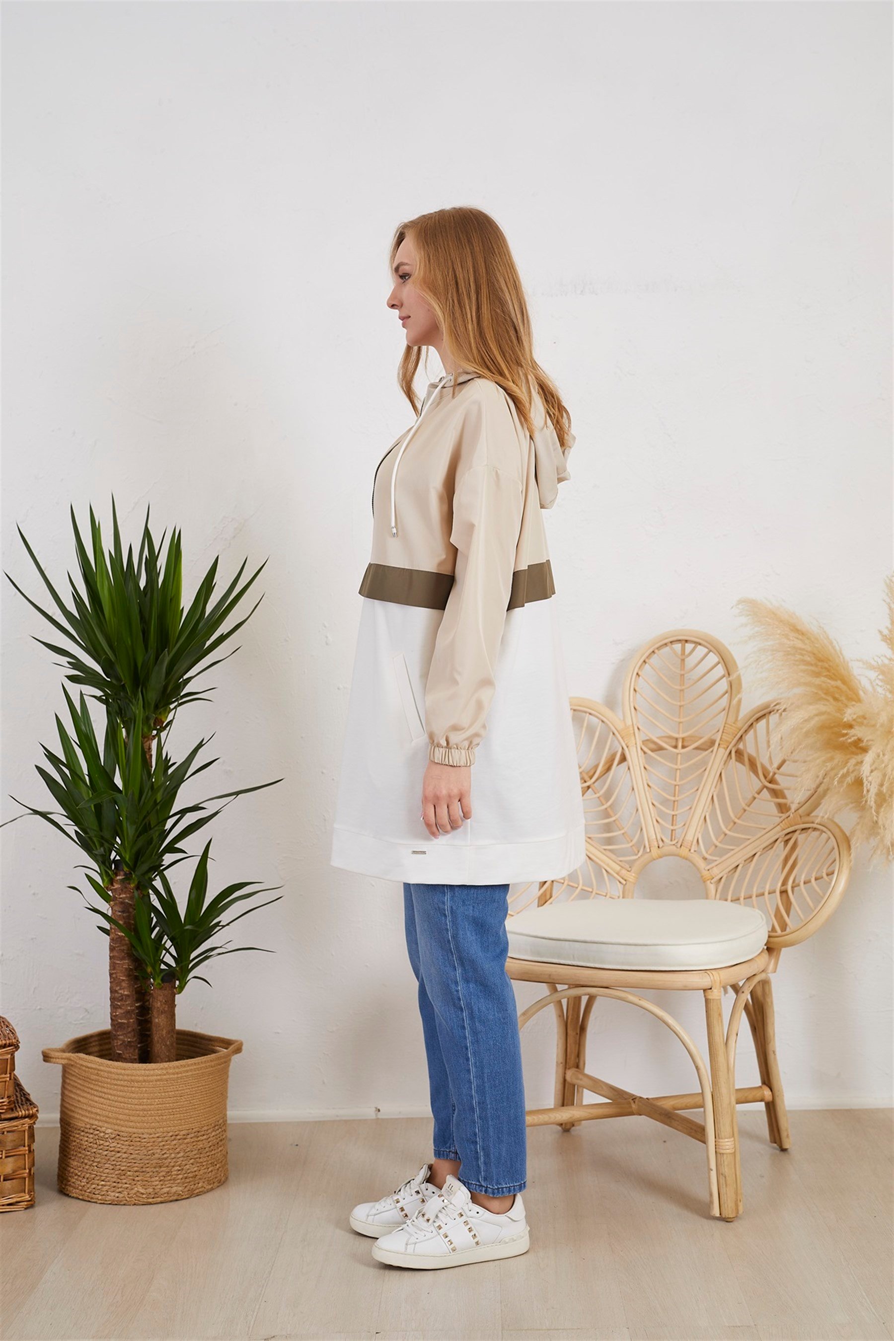 PARAŞÜT KUMAŞ SWEATSHİRT