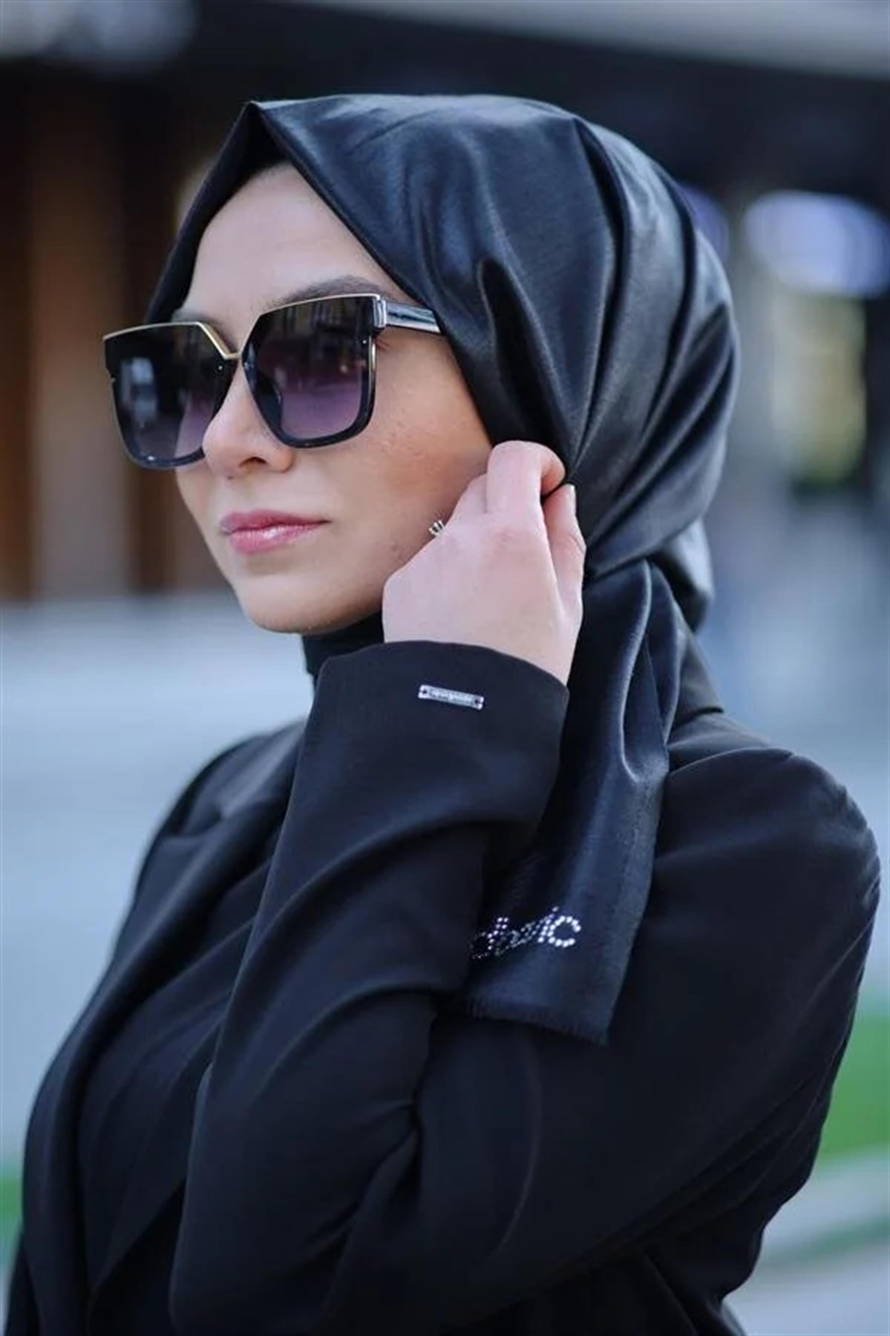 PARLAK PAMUKLU ŞAL