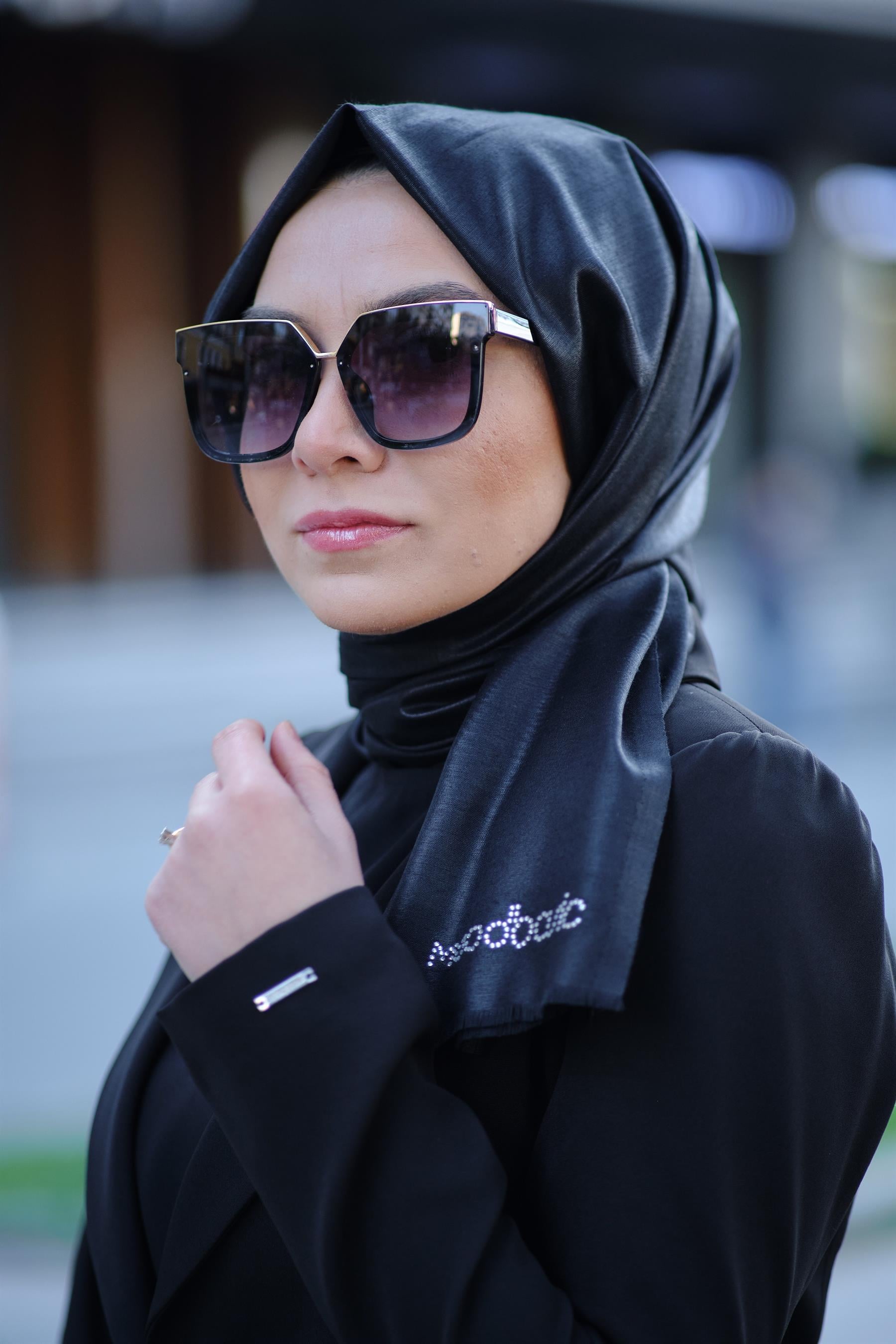 PARLAK PAMUKLU ŞAL