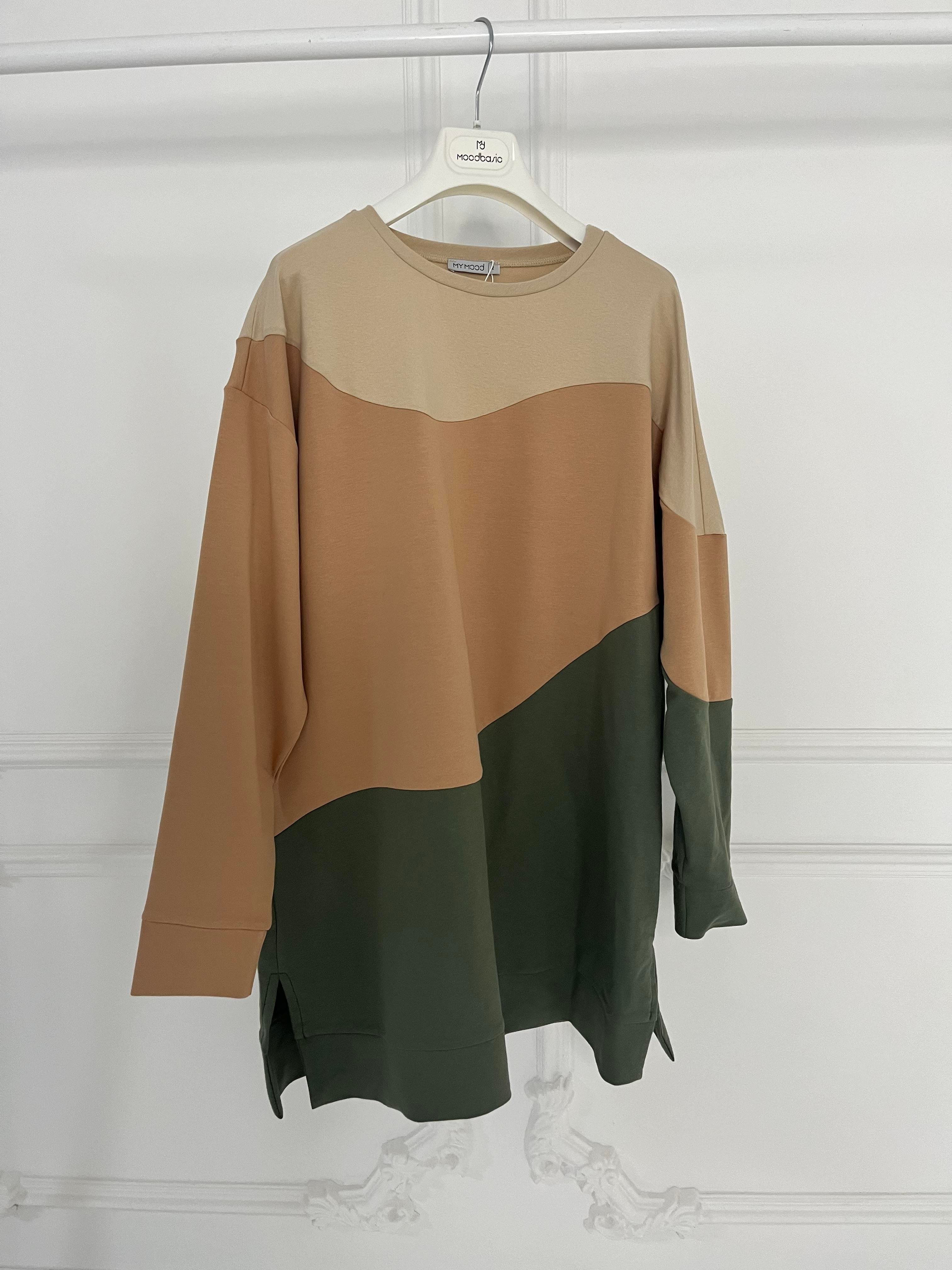 RENK GEÇİŞLİ SWEATSHIRT