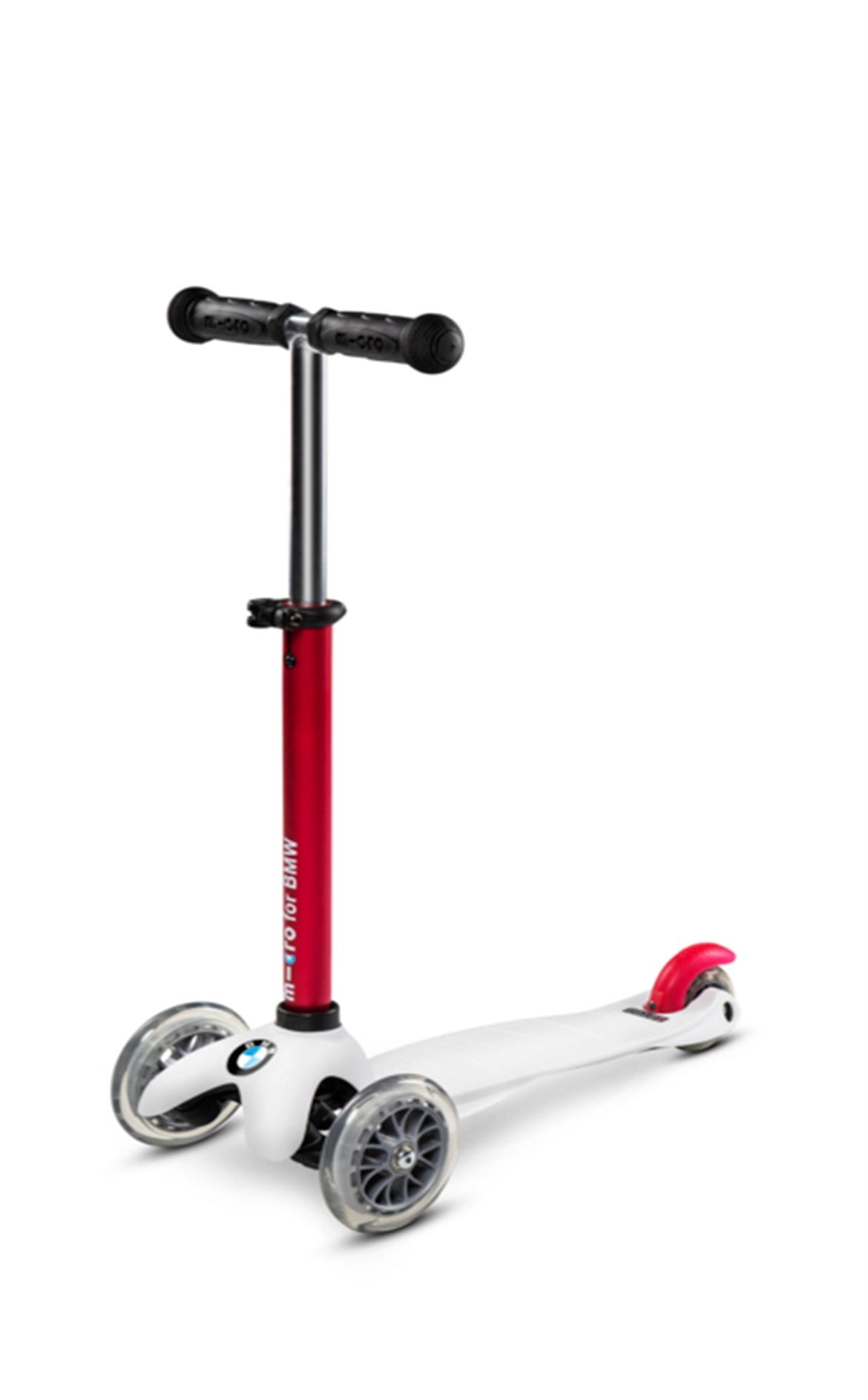 BMW KIDS SCOOTER WHITE/RASBERRY RED