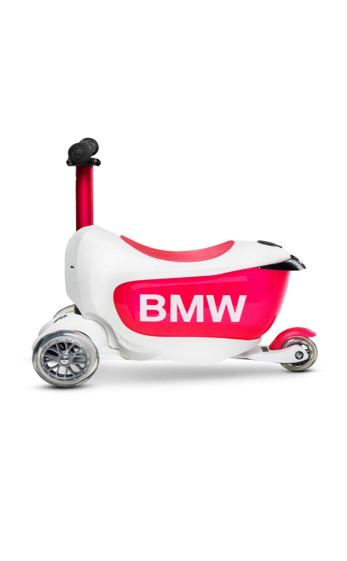BMW KIDS SCOOTER WHITE/RASBERRY RED