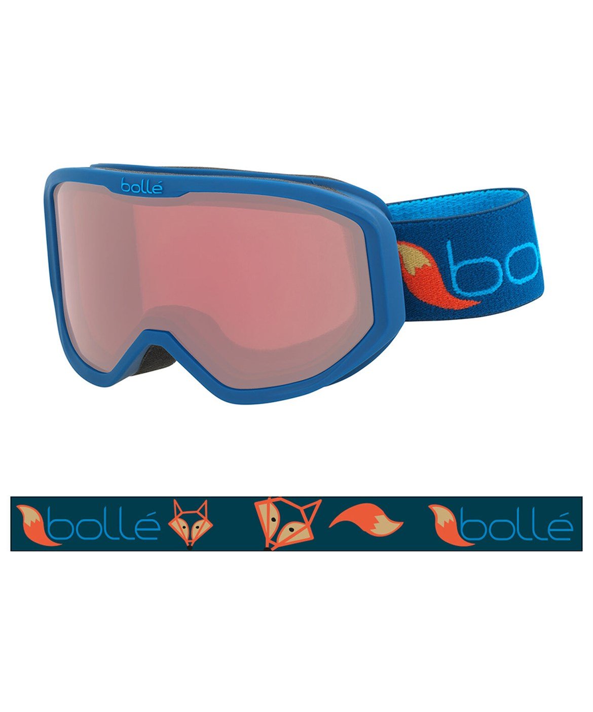 BOLLE INUK Blue Fox Matte - Vermillon Cat 2