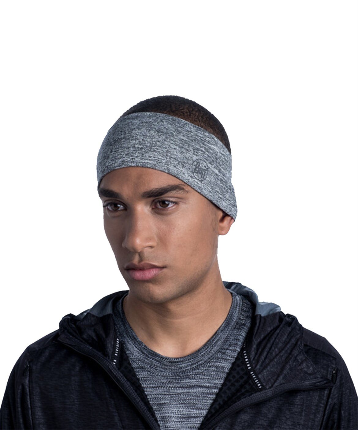BUFF DRYFLX® HEADBAND SOLID LIGHT GREY