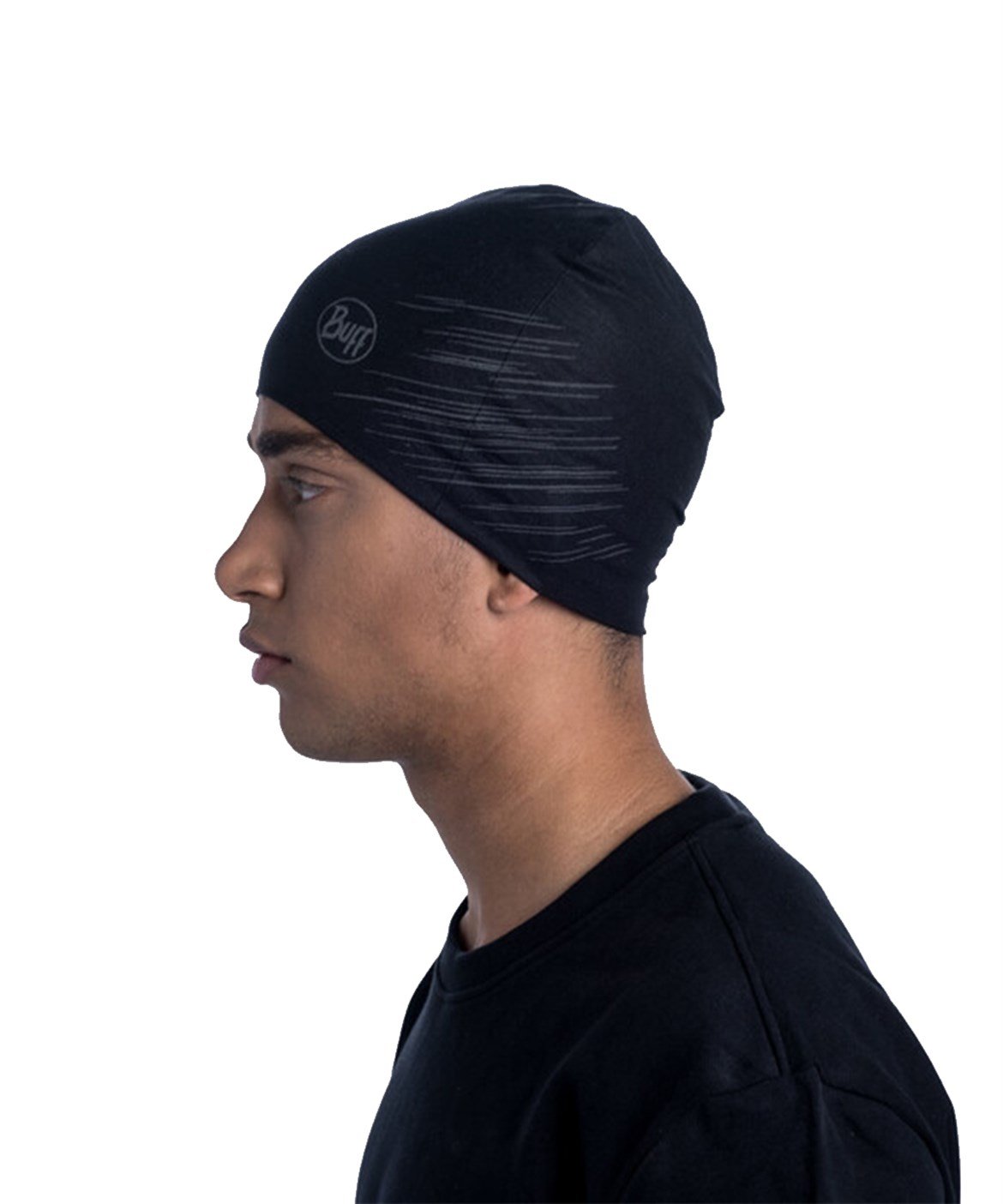 BUFF ECOSTRETCH BEANIE SOLID BLACK