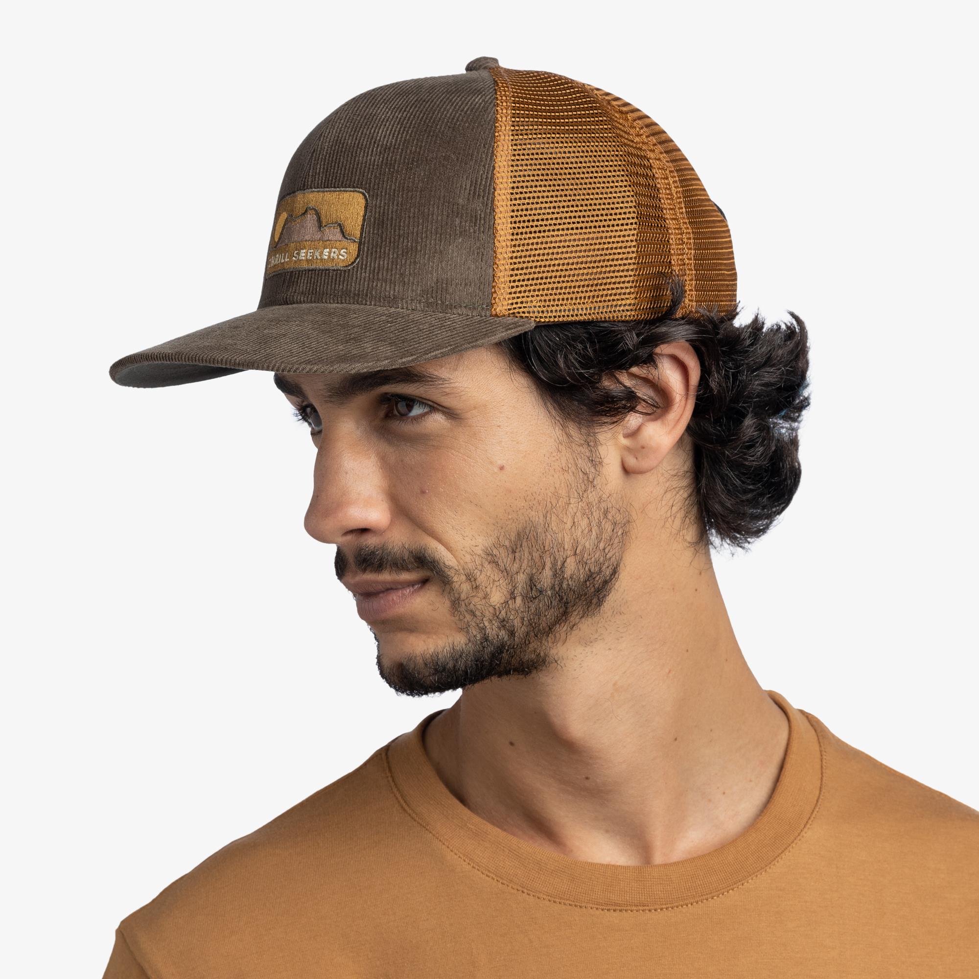 BUFF EXPLORE TRUCKER CAP RHOES BROWN L/XL