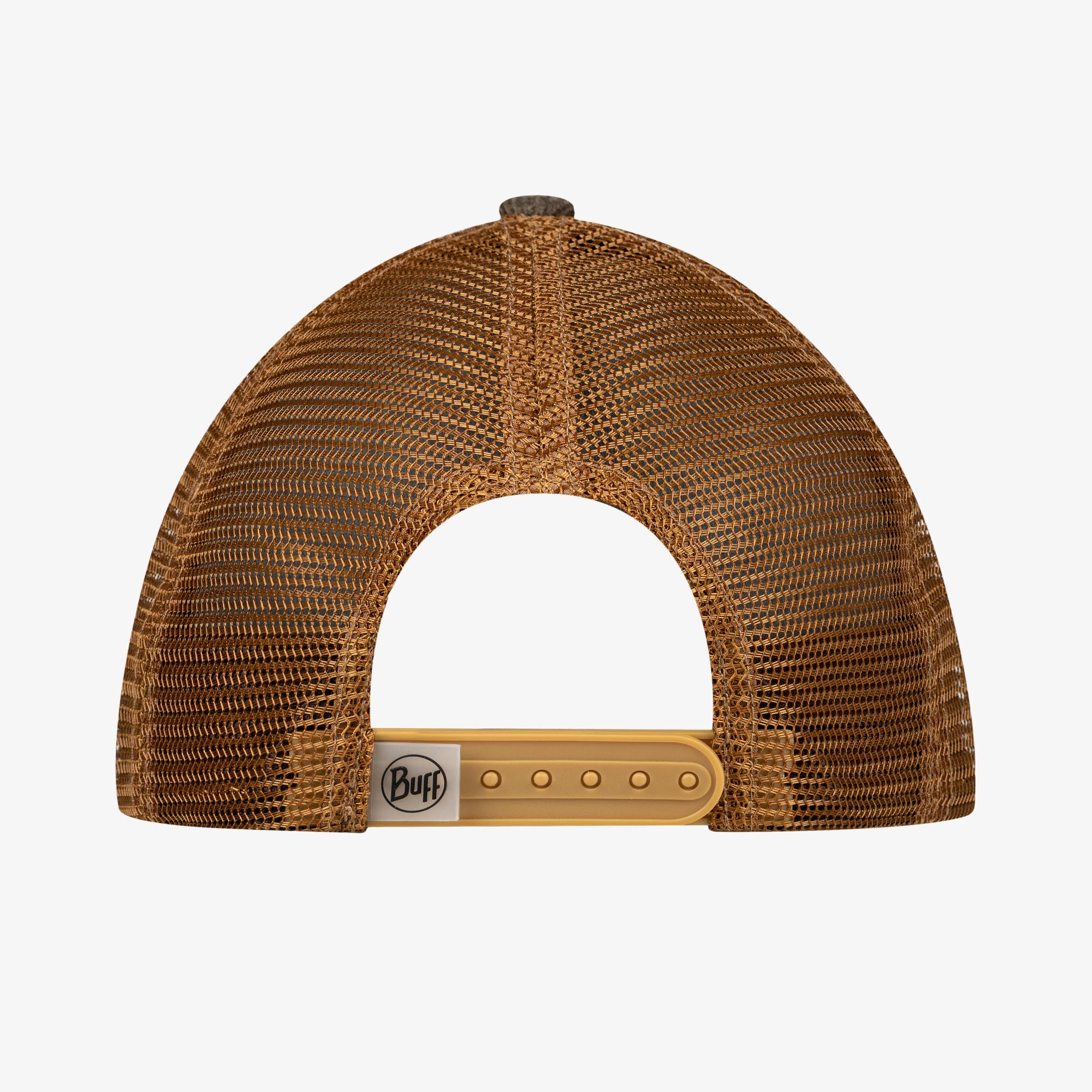BUFF EXPLORE TRUCKER CAP RHOES BROWN L/XL