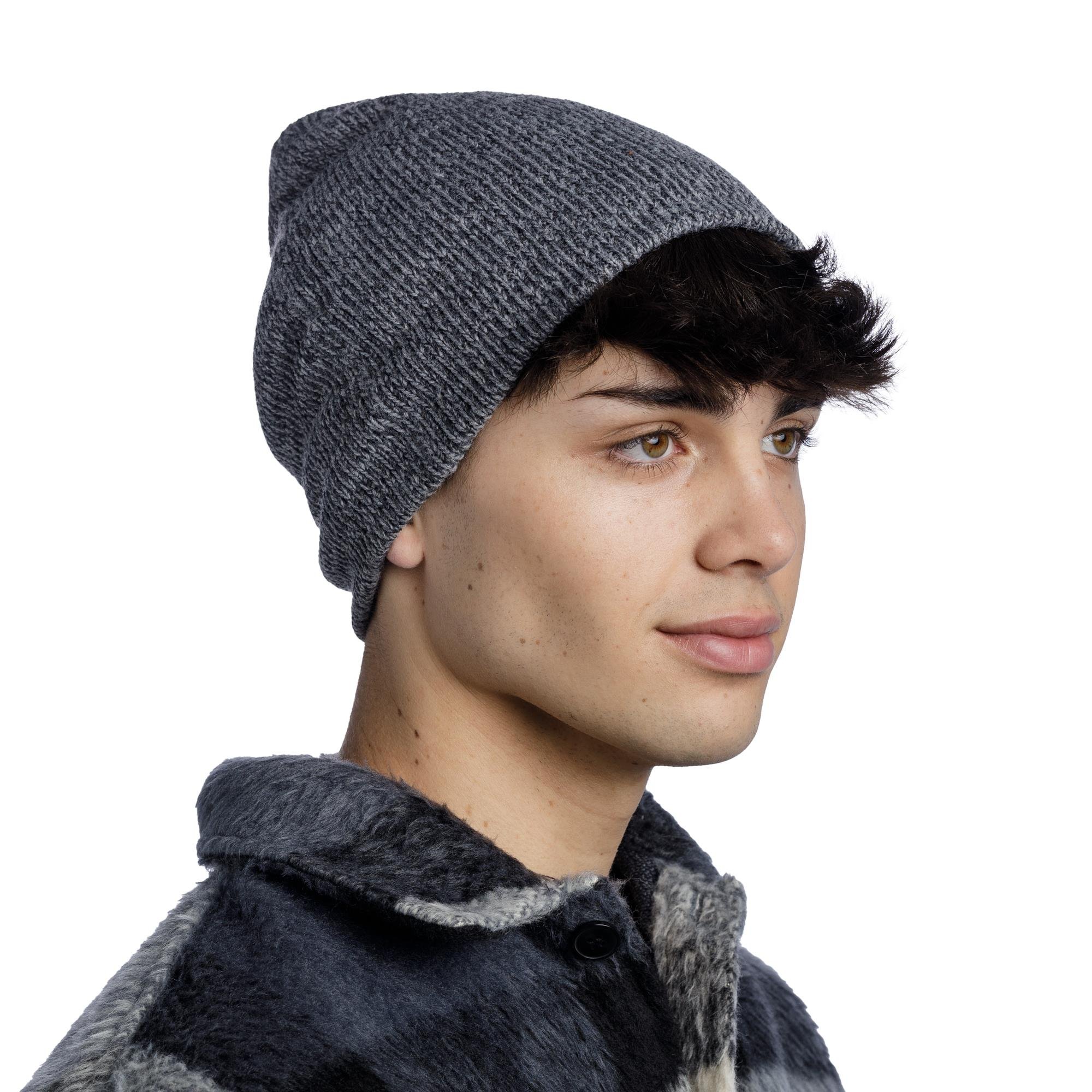 BUFF® KNITTED BEANIE JARN GREY MELAN GE BERE