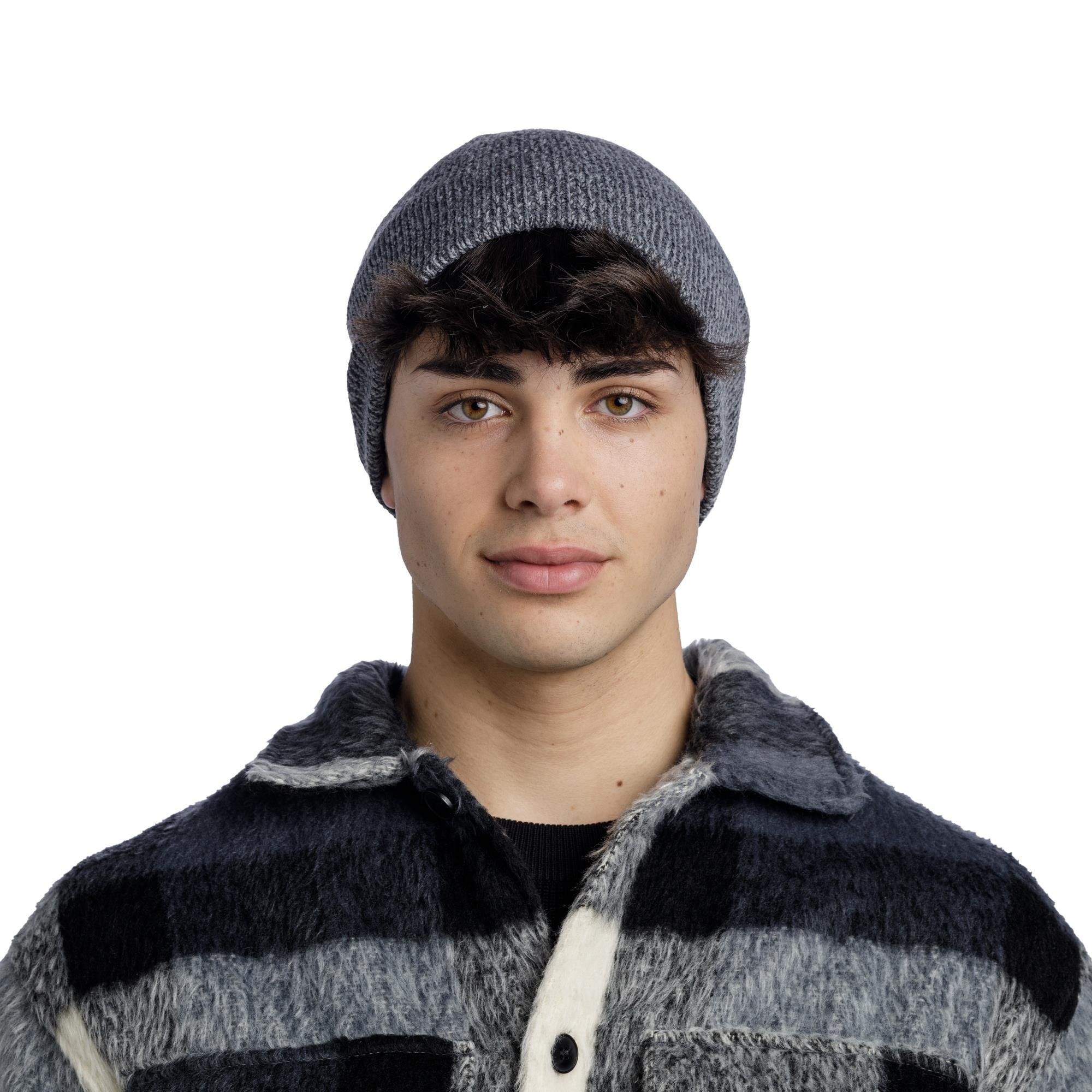BUFF® KNITTED BEANIE JARN GREY MELAN GE BERE