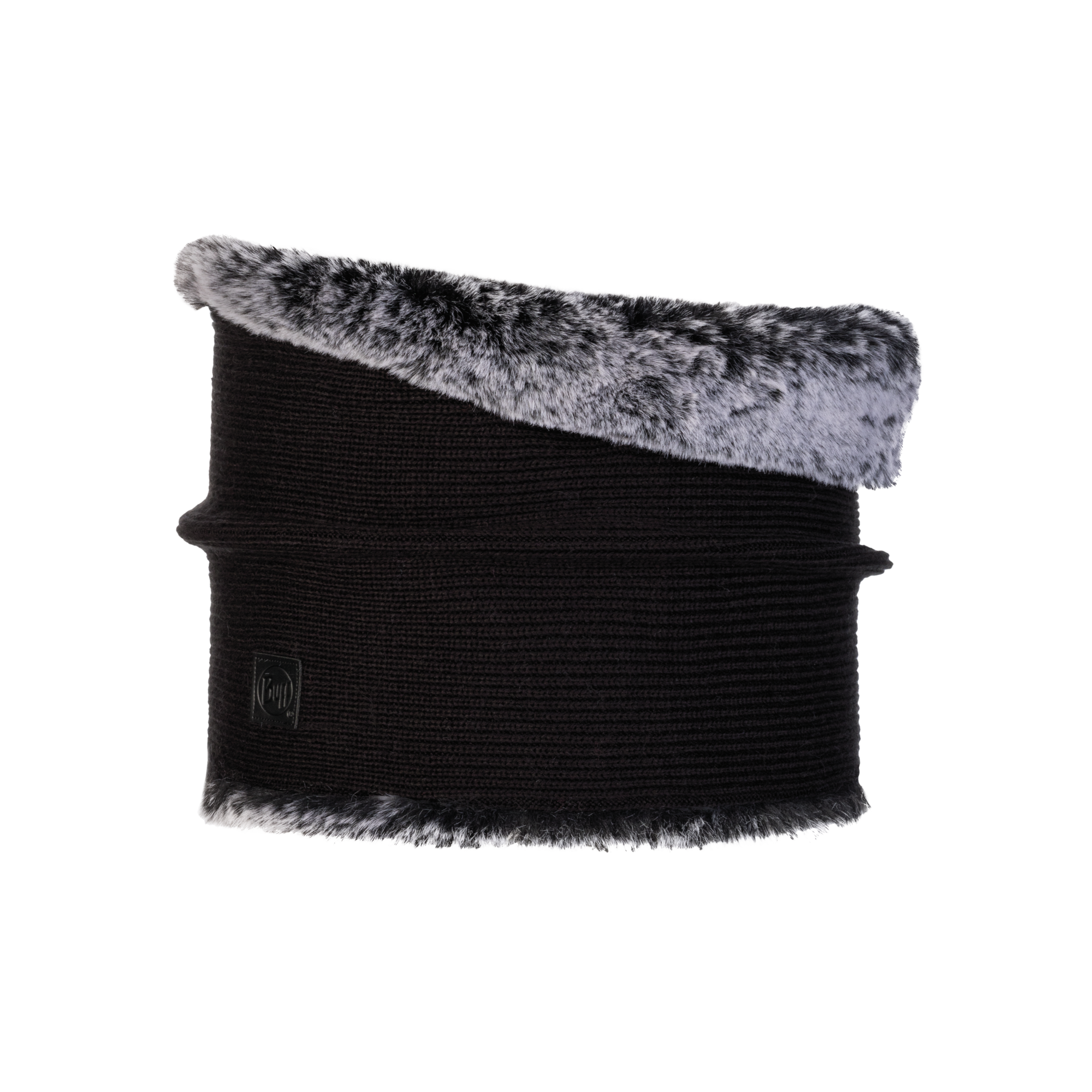 BUFF® KNITTED NECKWARMER COMFORT KES  HA BLACK BOYUNLUK