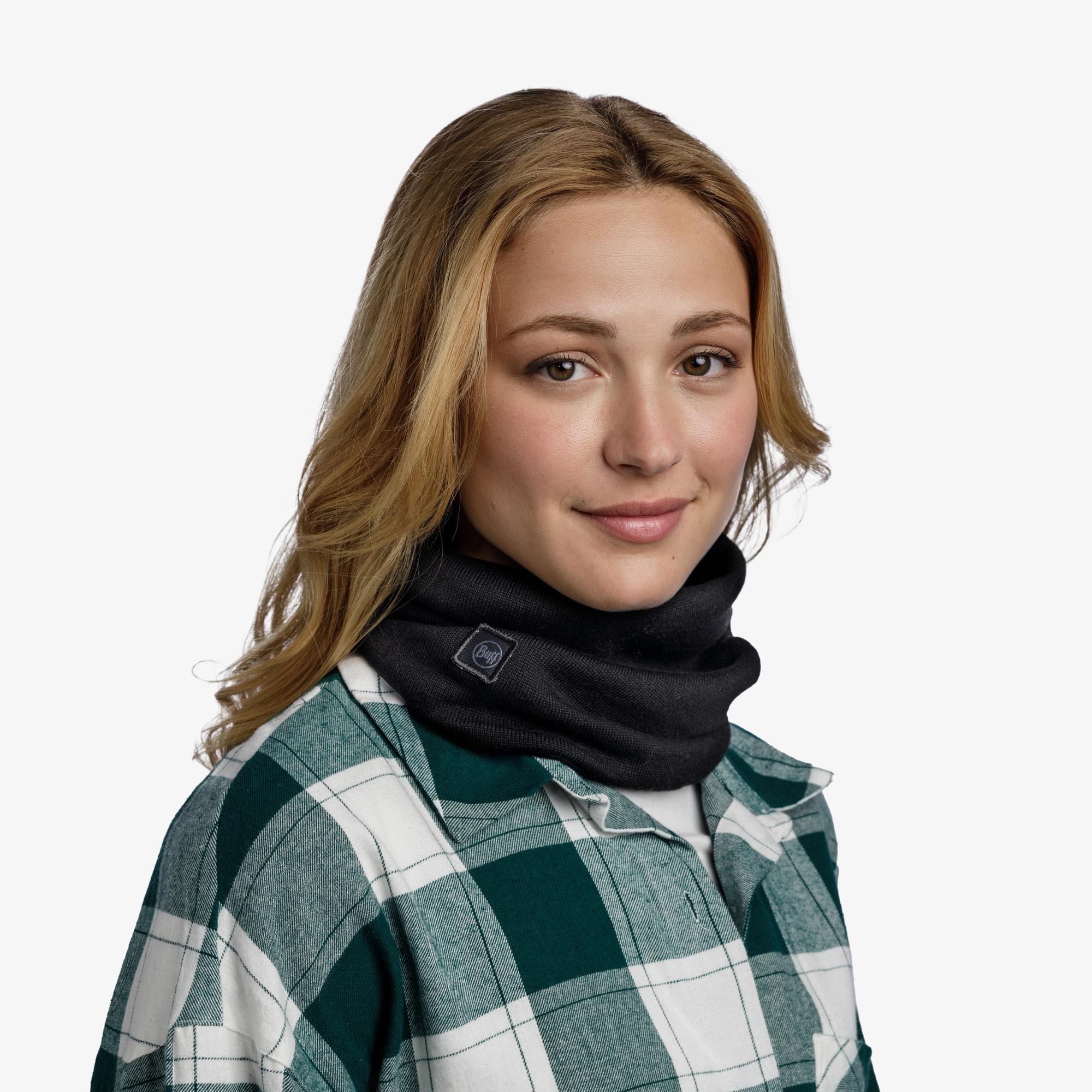 BUFF® KNITTED NECKWARMER NIELS EVO B  LACK BOYUNLUK