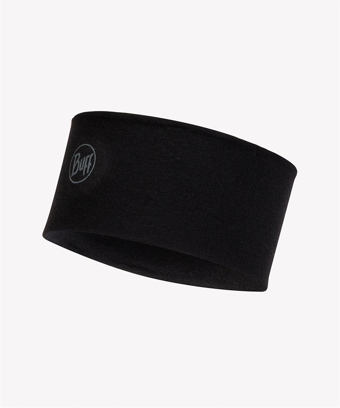 BUFF MERINO HEADBAND SOLID BLACK
