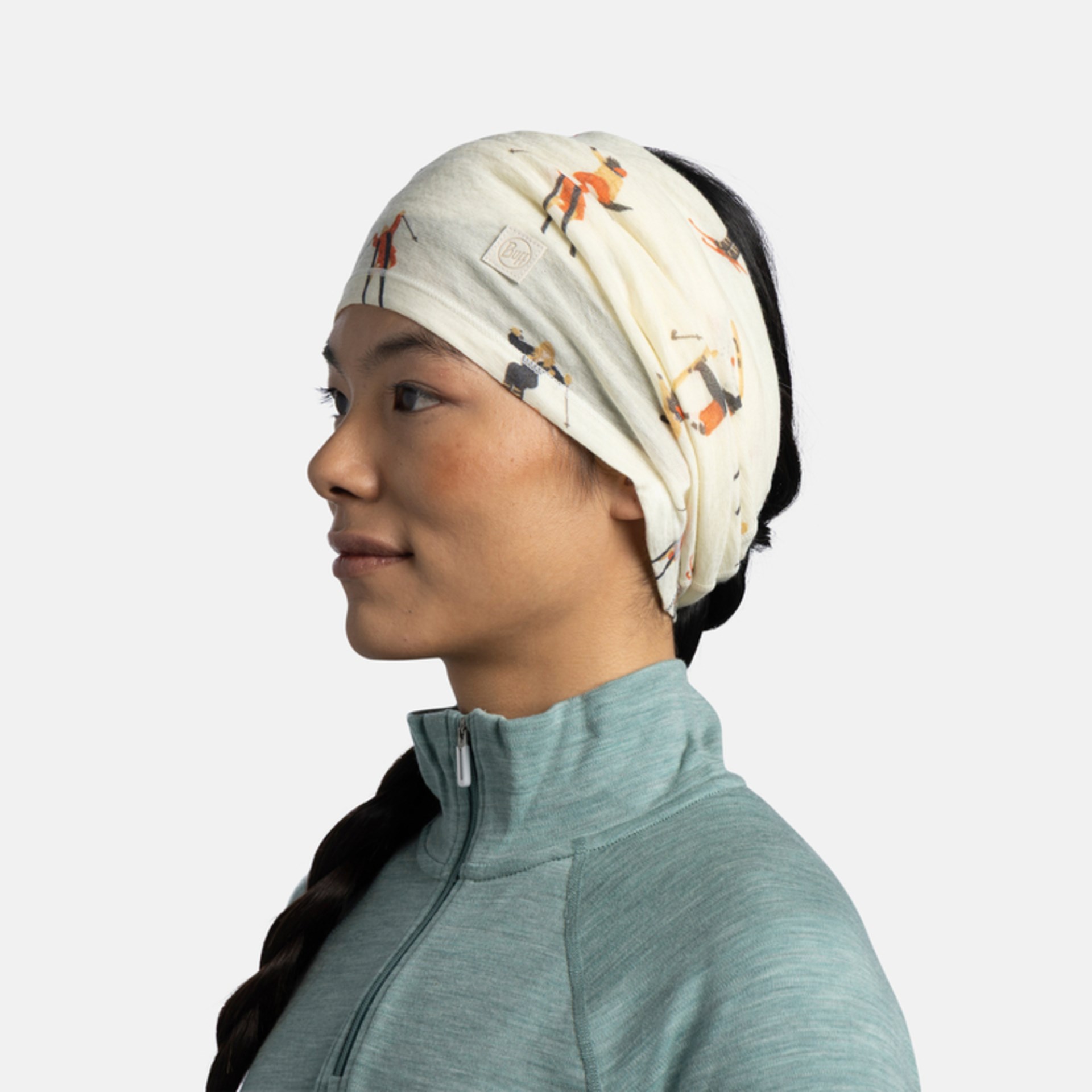 BUFF MERINO LIGHTWEIGHT PRINTS TINSU BOYUNLUK