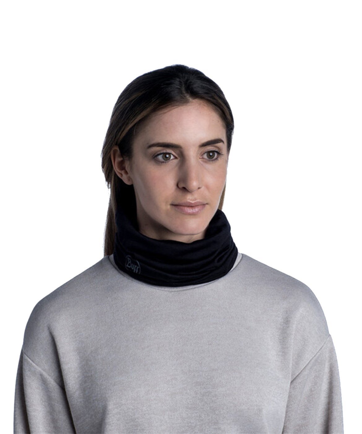 BUFF MERINO LIGHTWEIGHT SOLID BLACK