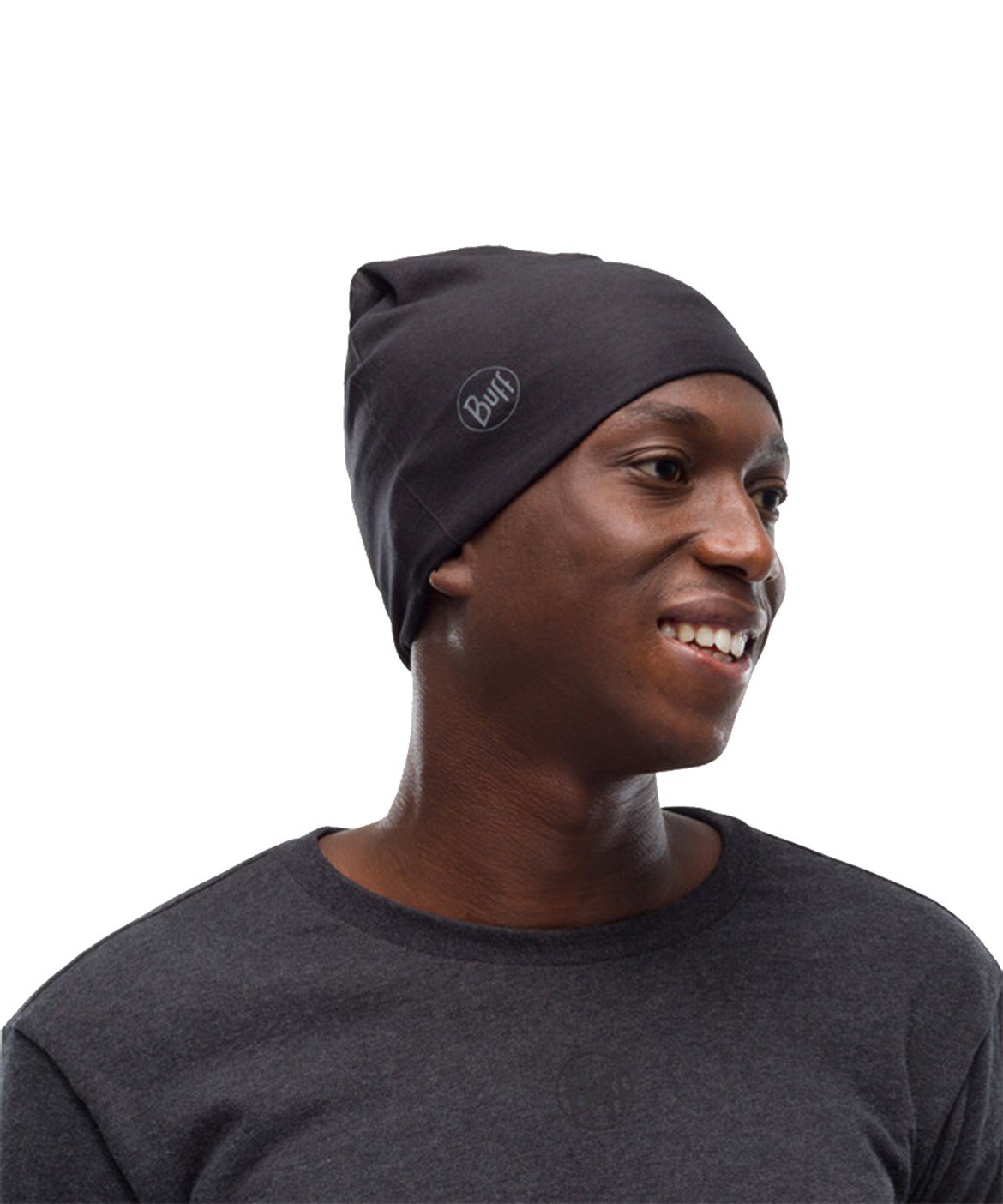 BUFF POLAR & ECOSTRETCH BEANIE SOLID BLACK
