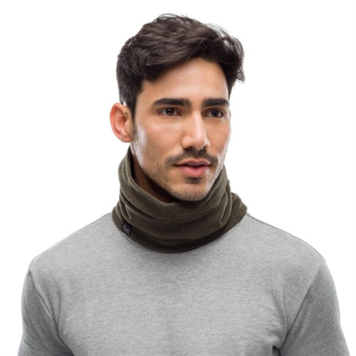 BUFF POLAR NECK WARMER HTR BARK