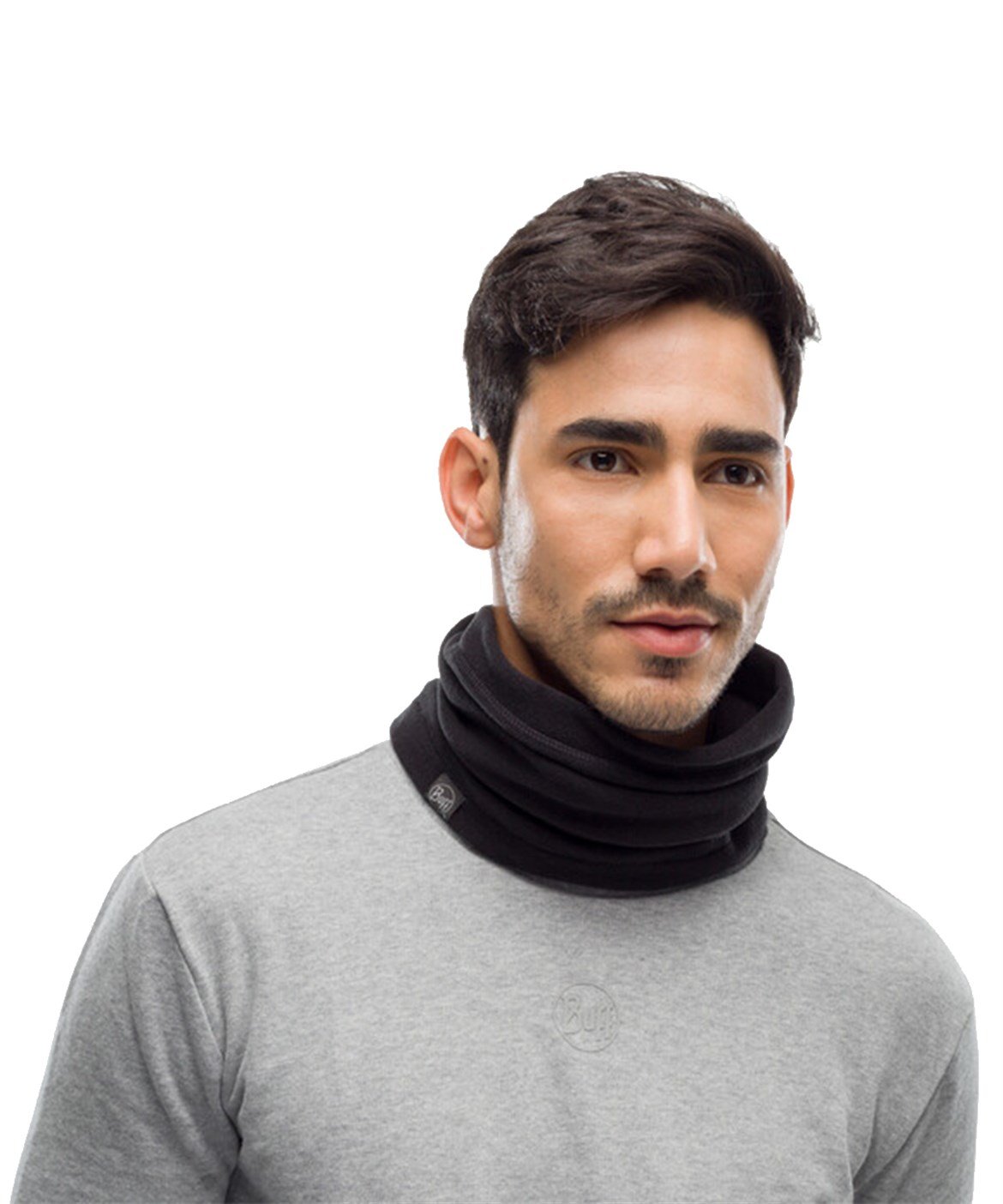 BUFF POLAR NECK WARMER SOLID BLACK