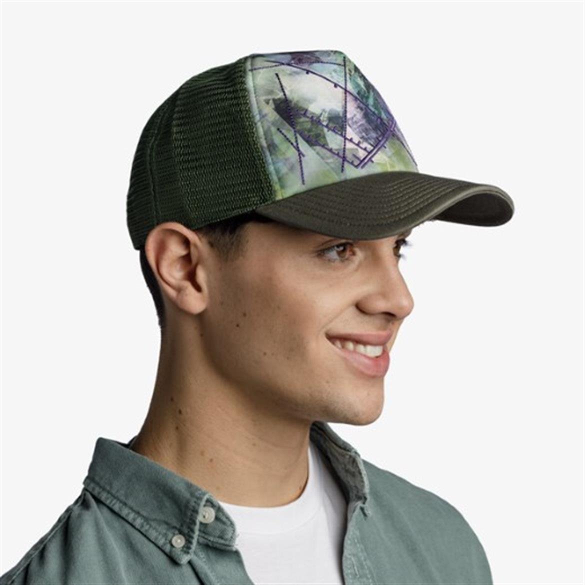 BUFF TRUCKER CAP CAMPAST GREEN L/XL