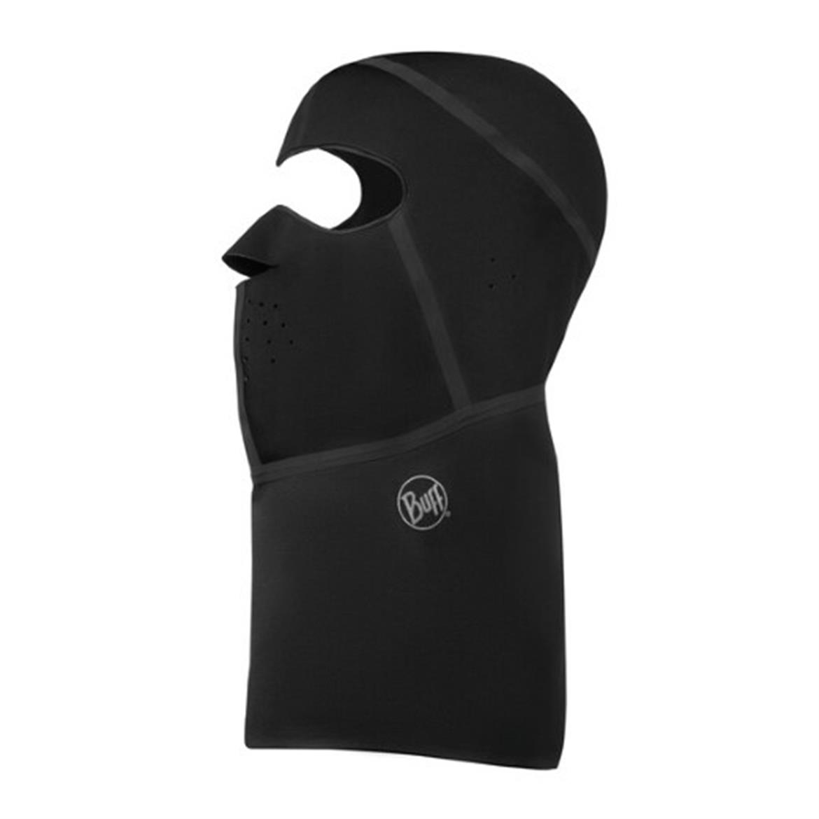 BUFF WINDPROOF BALACLAVA SOLID BLACK S/M