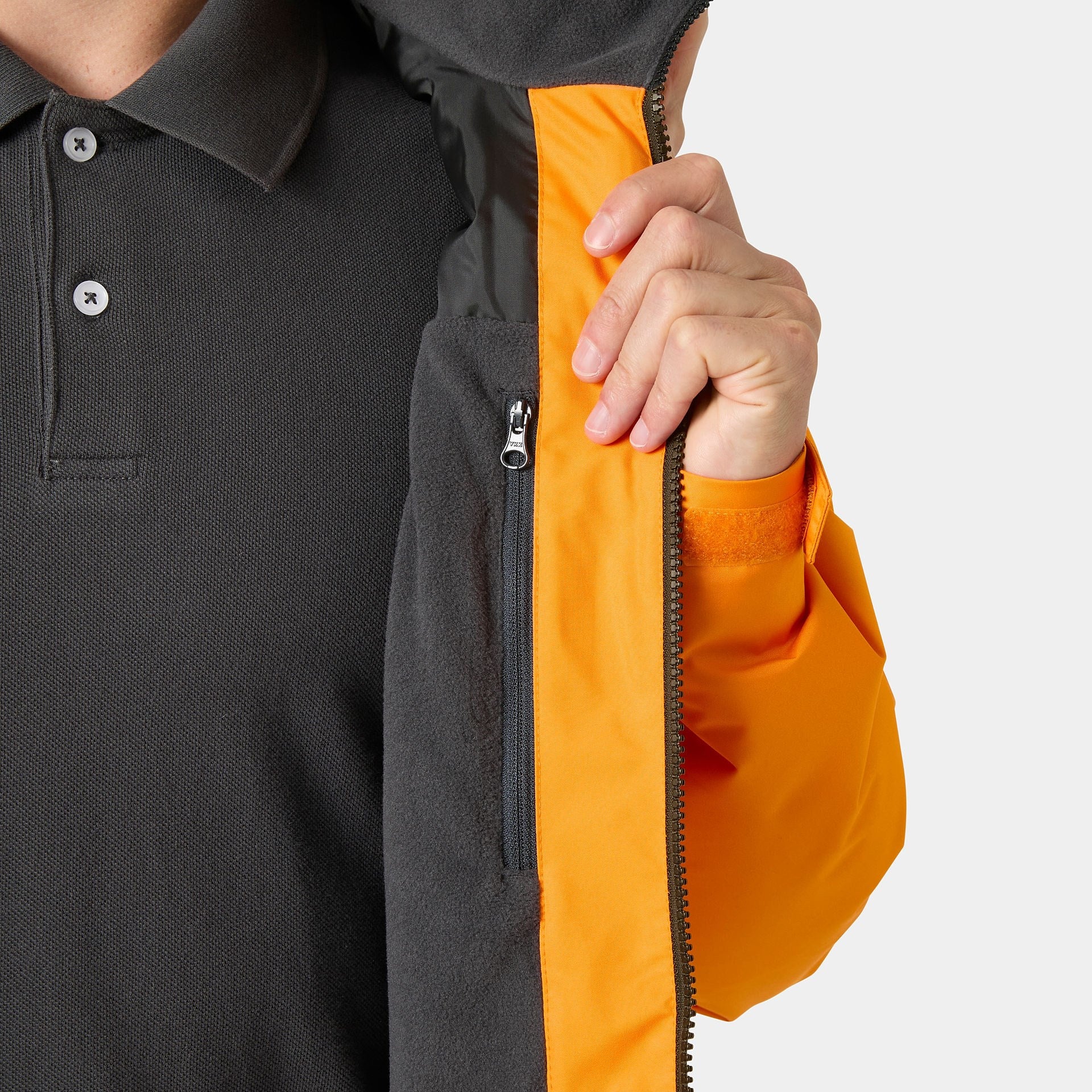 HELLY HANSEN CREW KAPÜŞONLU MIDLAYER POLARLI MONT 2