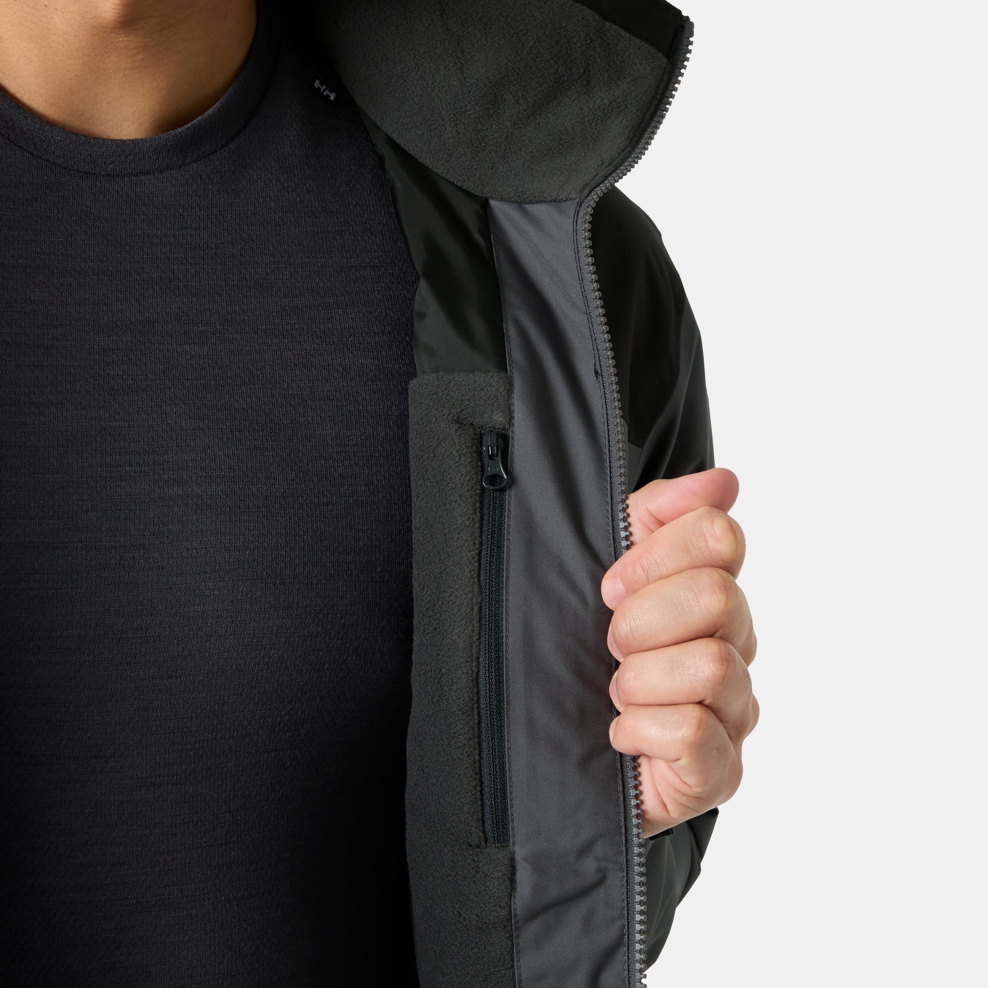 HELLY HANSEN CREW KAPÜŞONLU MIDLAYER POLARLI MONT 2