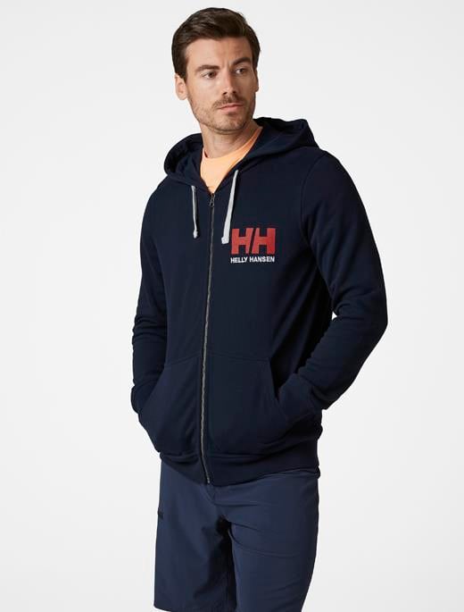 HELLY HANSEN LOGO FULL ZIP HOODIE KAPİŞONLU