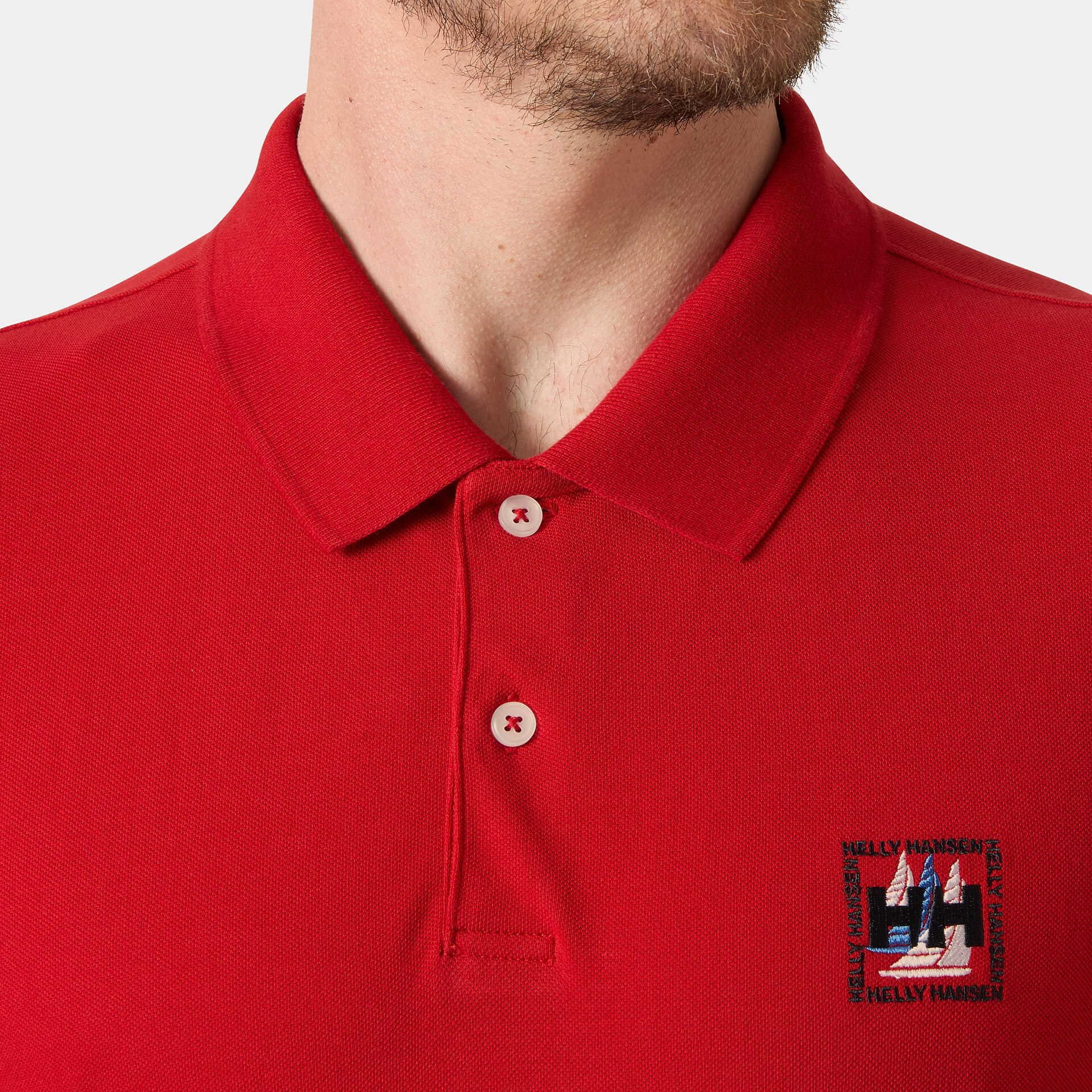 HELLY HANSEN MESSINA GRAPHIC FITTED POLO T-SHIRT