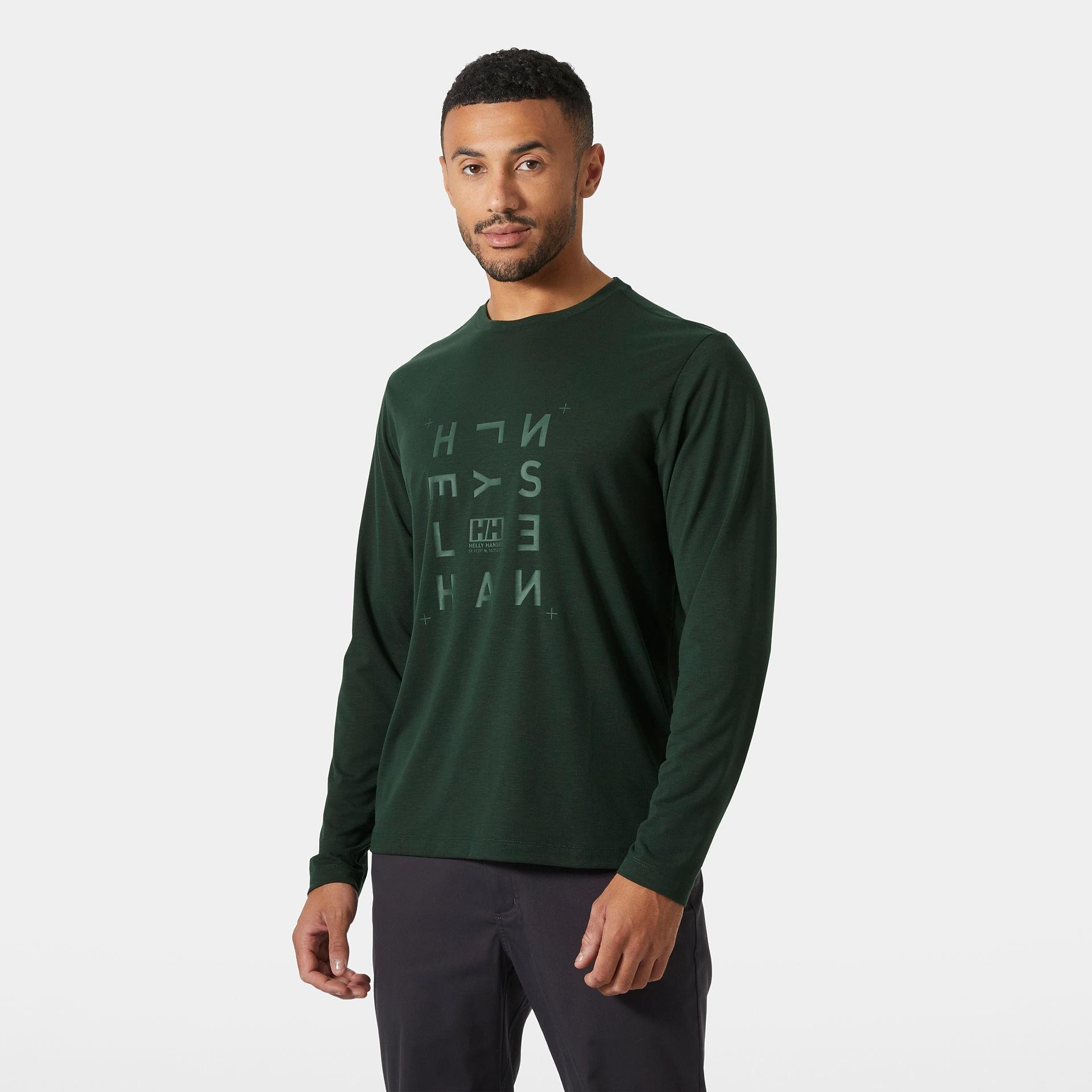 HELLY HANSEN SKOG GRAPHIC UZUN KOLLU T-SHIRT