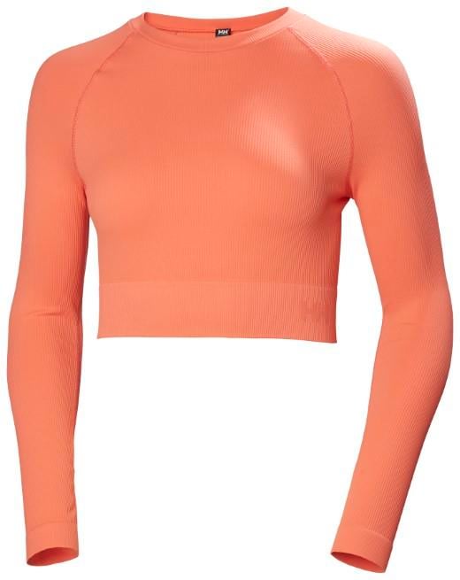 HELLY HANSEN  W ALLURE SEAMLESS CROP LS TOP ÜST