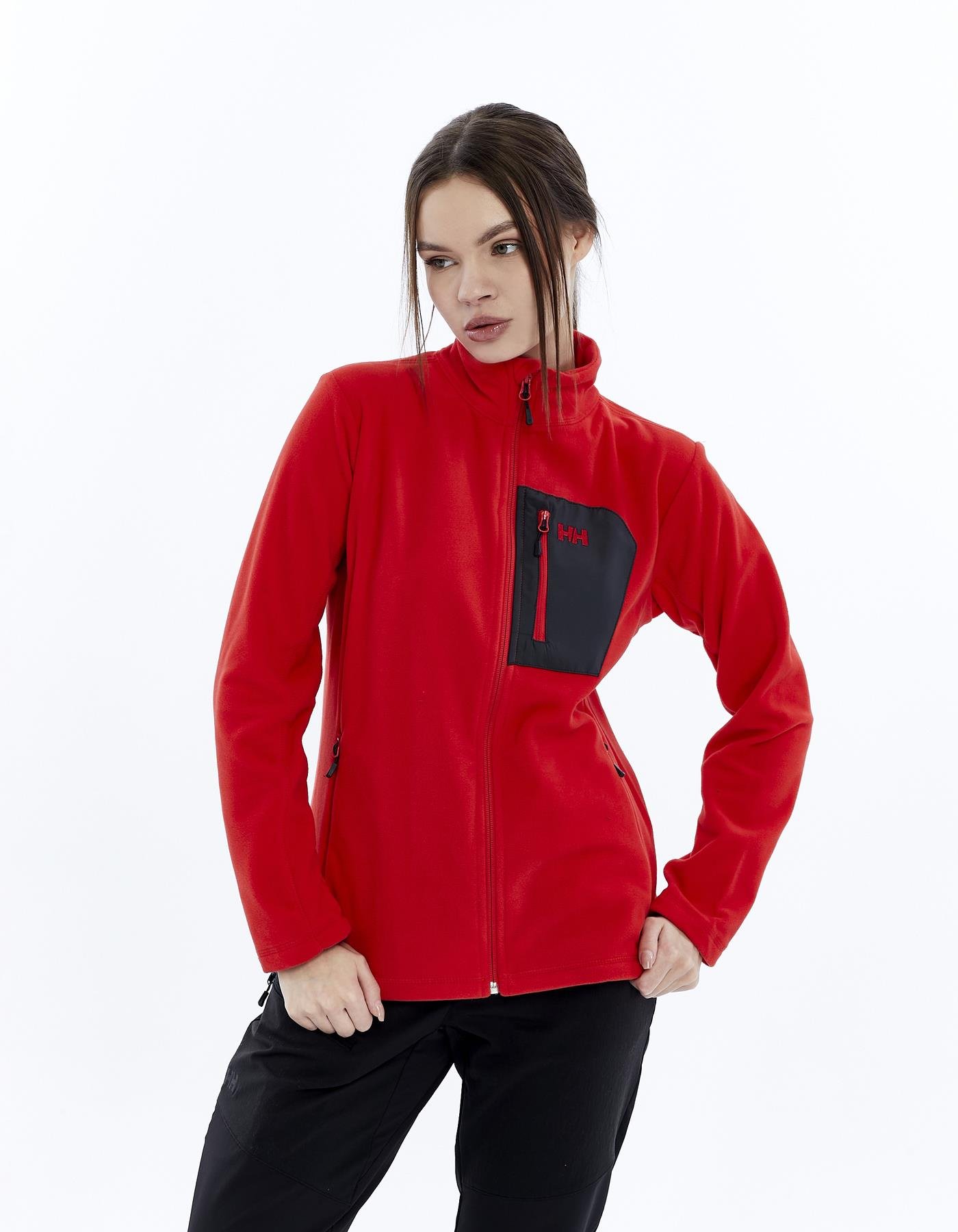 HELLY HANSEN W BLOCK FULLZIP POLAR MONT