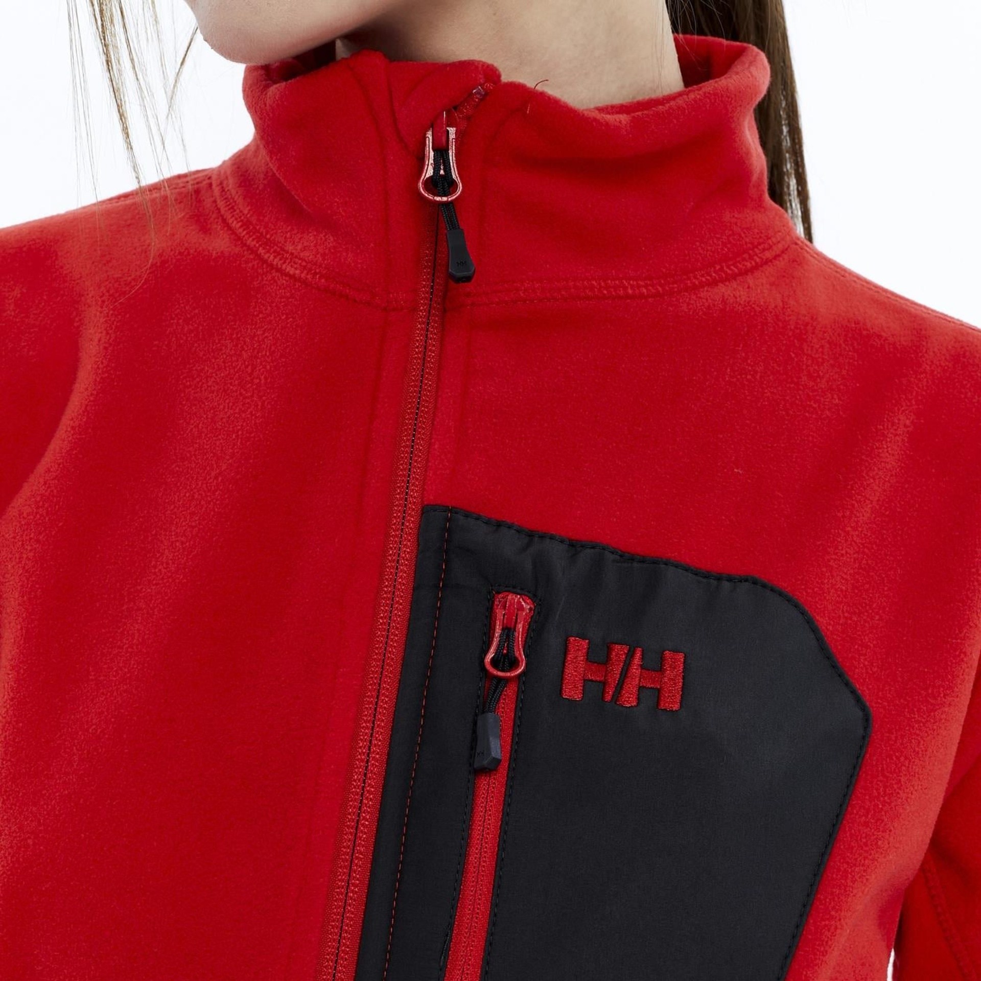 HELLY HANSEN W BLOCK FULLZIP POLAR MONT