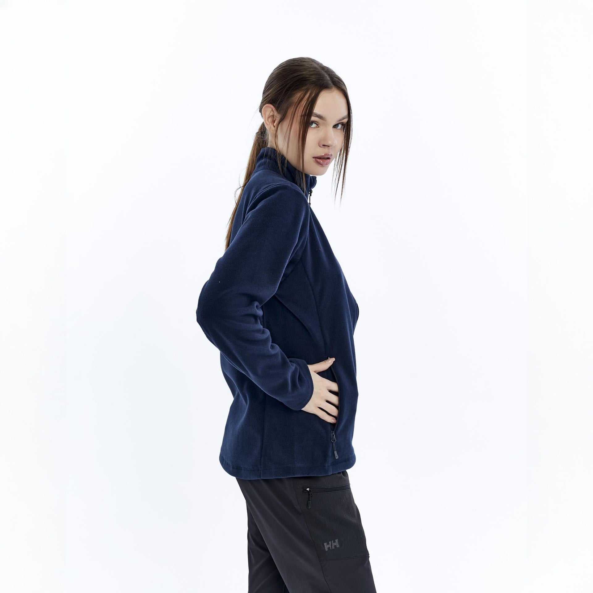 HELLY HANSEN W BLOCK FULLZIP POLAR MONT