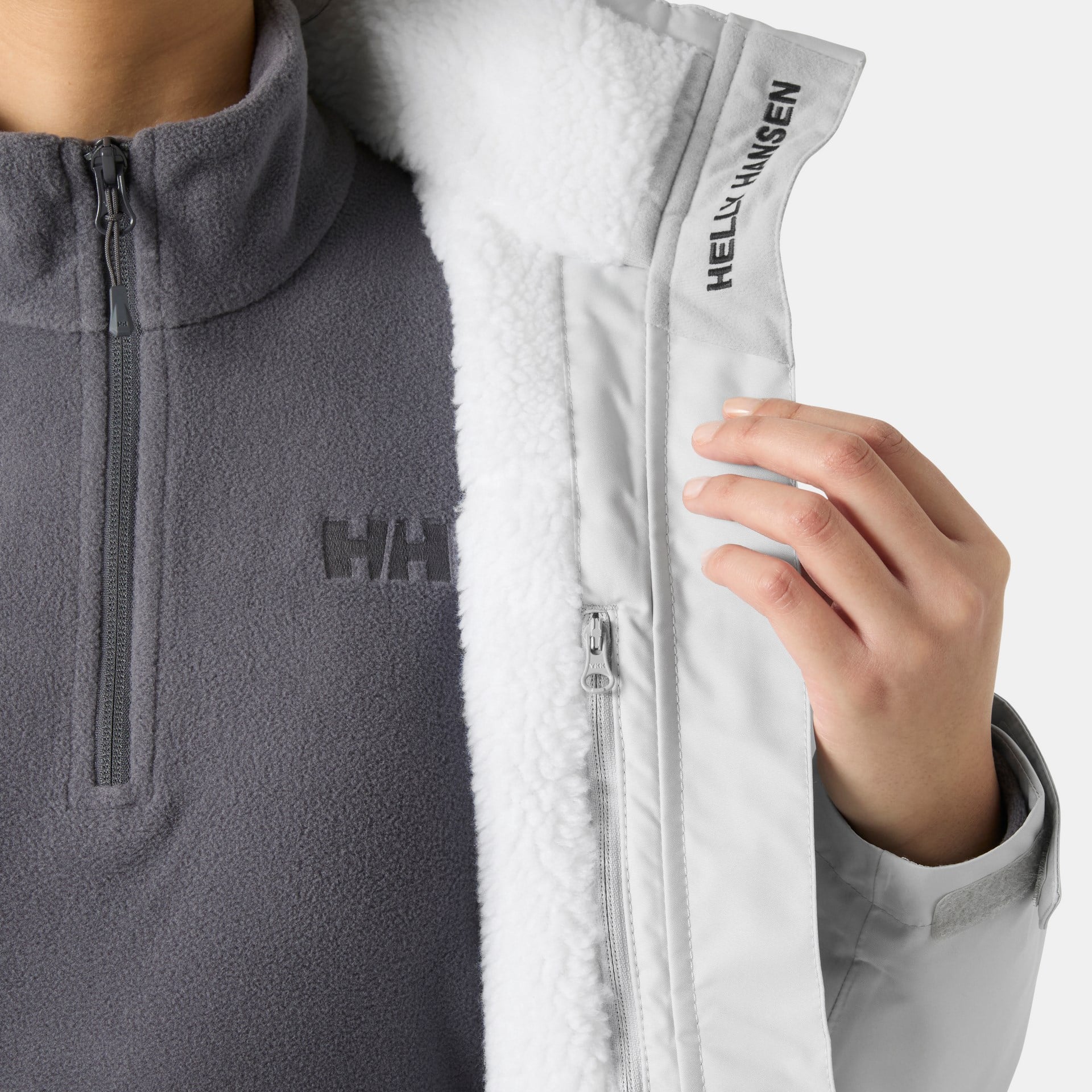 HELLY HANSEN W CREW KAPÜŞONLU PILE MONT