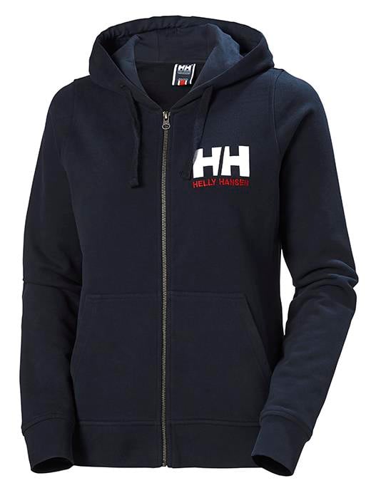 HELLY HANSEN W HELLY HANSEN LOGO FULL ZIP HOODIE KAPİŞONLU