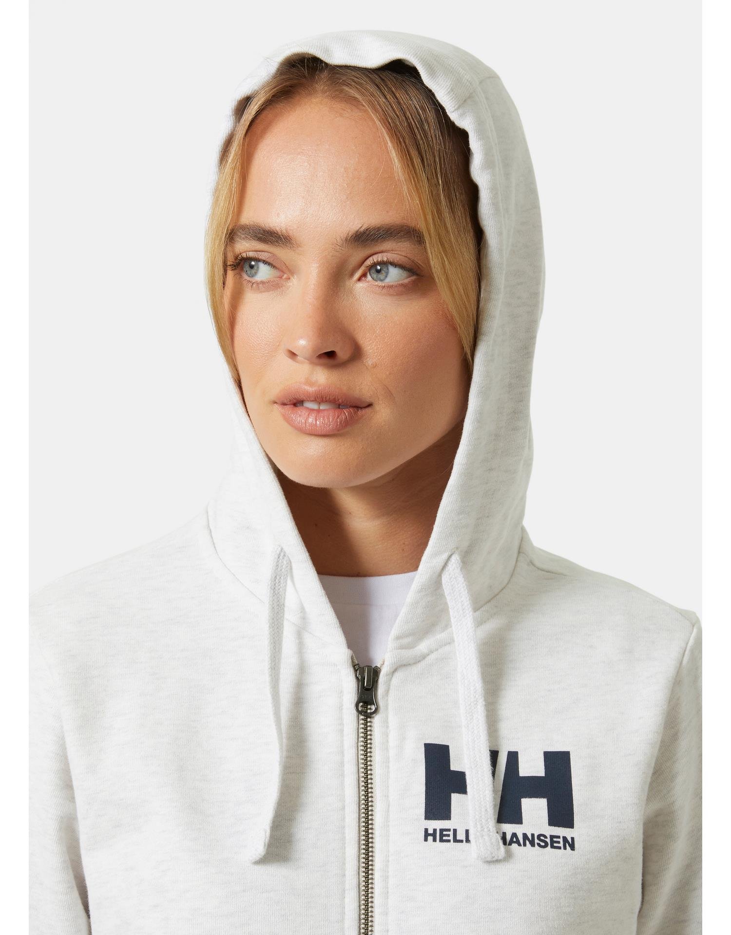 HELLY HANSEN W HH LOGO FULL ZIP 2.0 KAPİŞONLU SWEATSHIRT