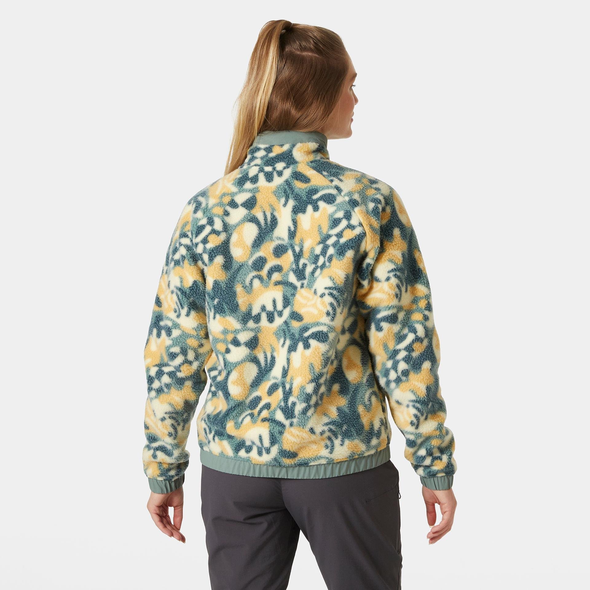 HELLY HANSEN W IMPERIAL PRINTED PILE SNAP MONT